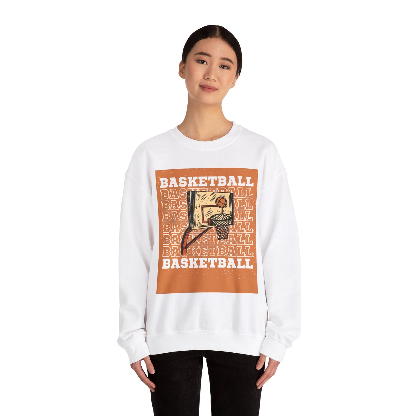 ‘Basketball’ Unisex Heavy Blend™ Crewneck Sweatshirt