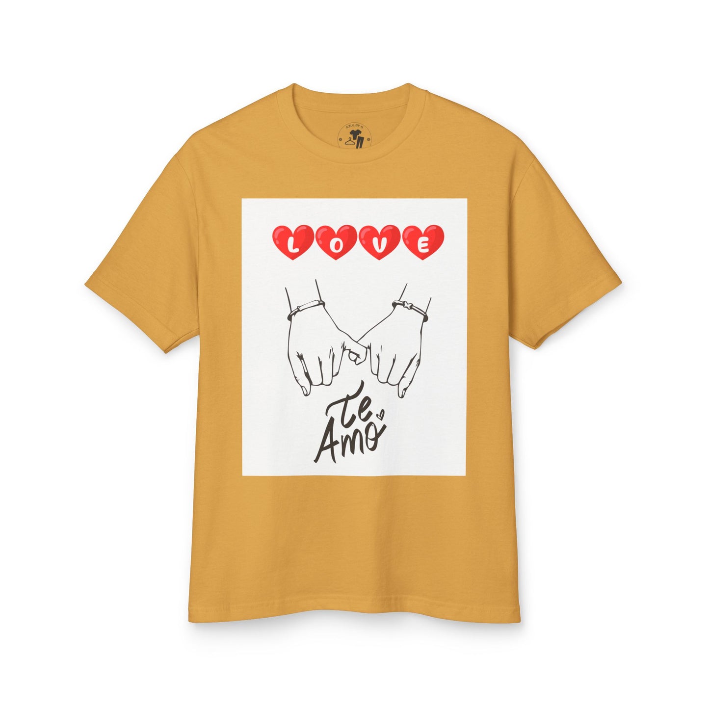 ‘His & Hers Valentines T-shirt’s’ Unisex Garment-Dyed Heavyweight Cotton Tee