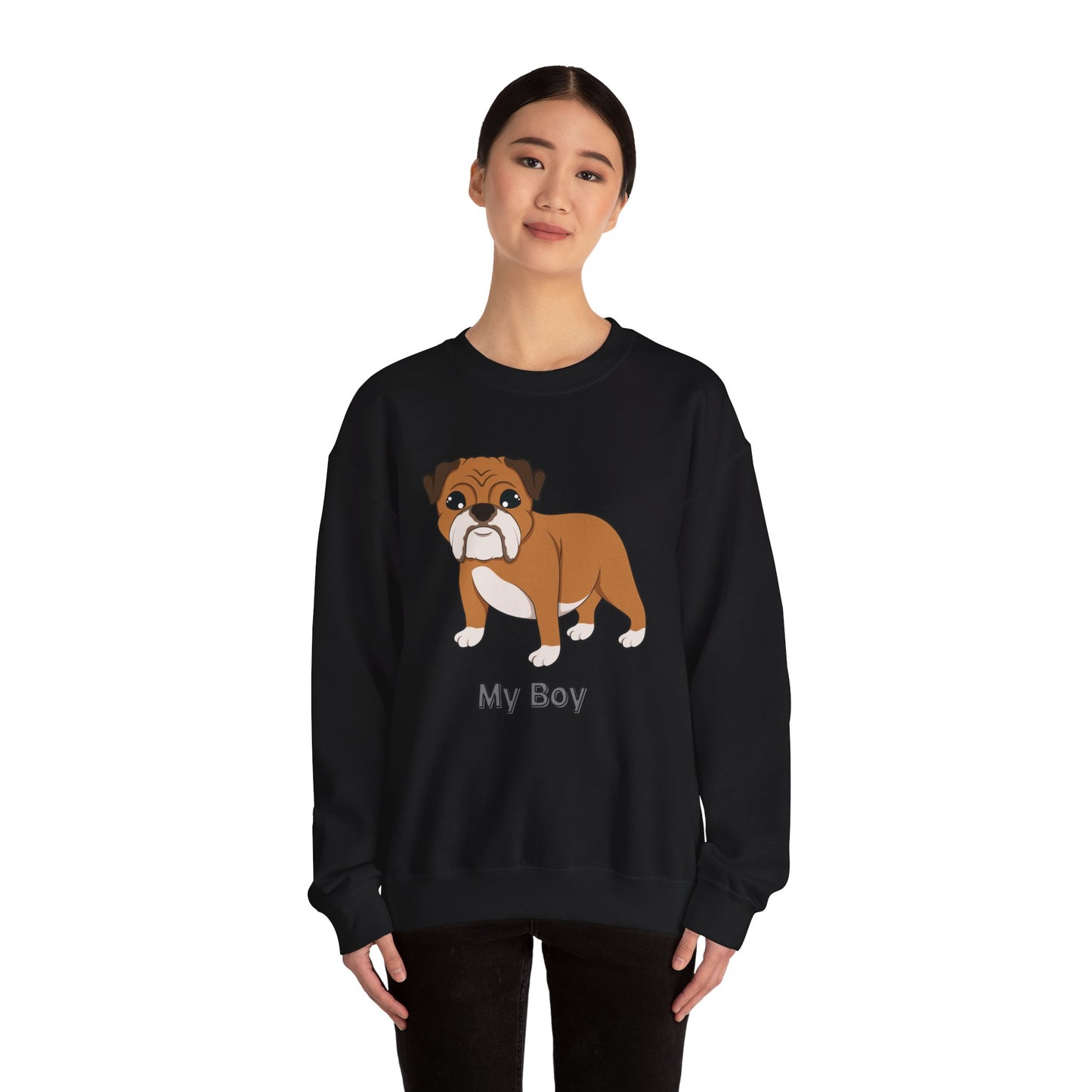 My Boy’ Personalized Unisex Heavy Blend™ Crewneck Sweatshirt. Replace My Boy with your dog’s name