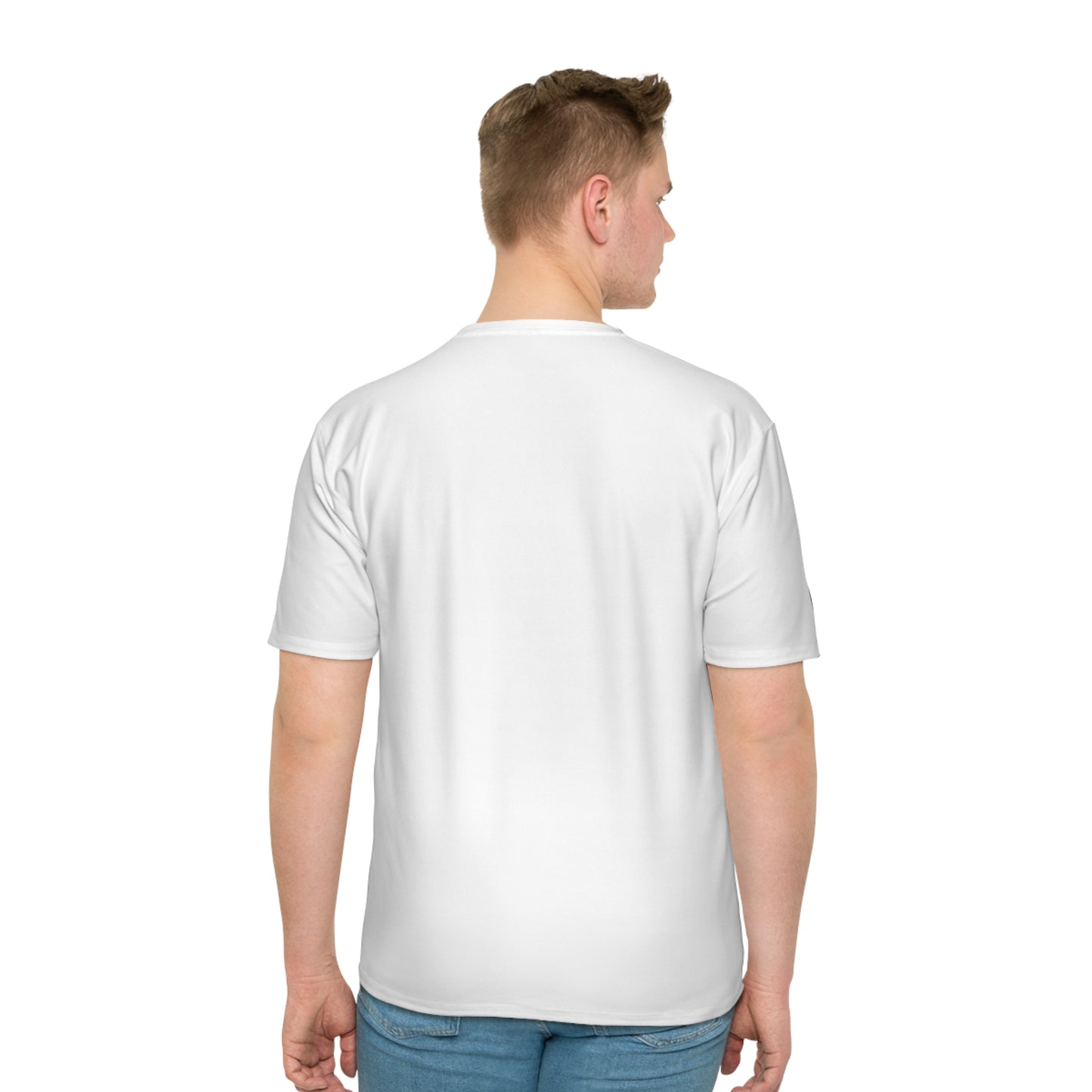 ‘Blck/Gray Pattern’ Men's Loose T-shirt (AOP)