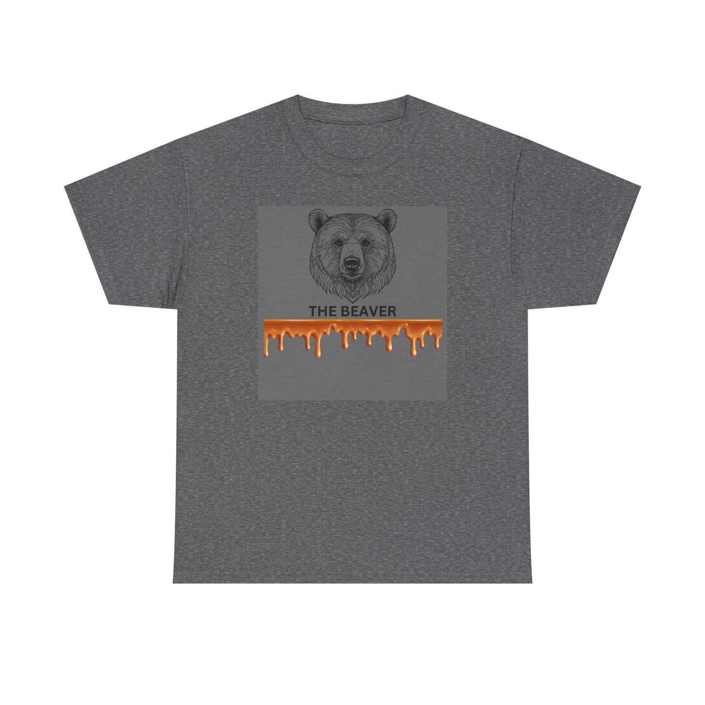 The Beaver Heavy Cotton Tee - Nature-Inspired Graphic T-Shirt