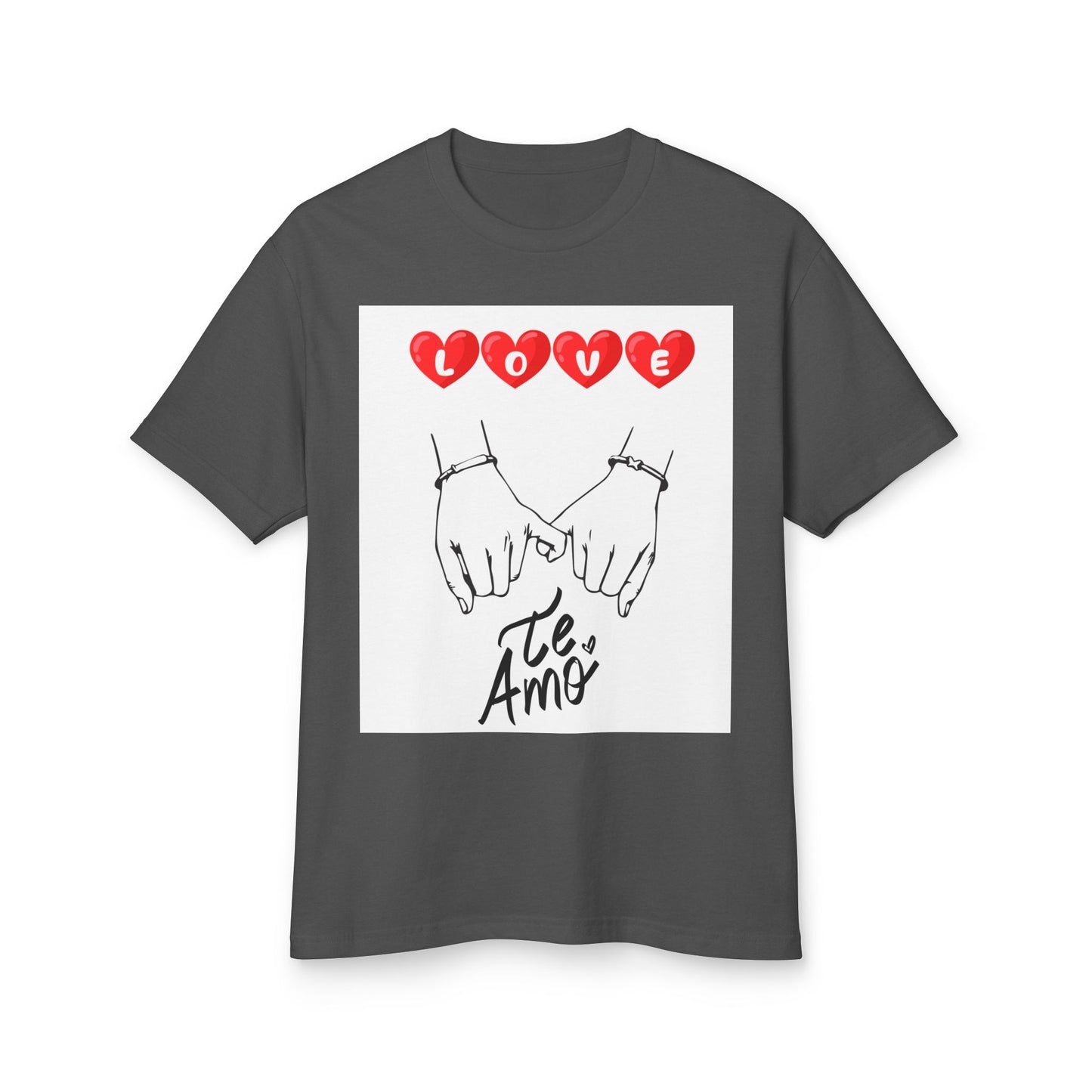 ‘His & Hers Valentines’ Unisex Garment-Dyed Heavyweight Cotton Tee