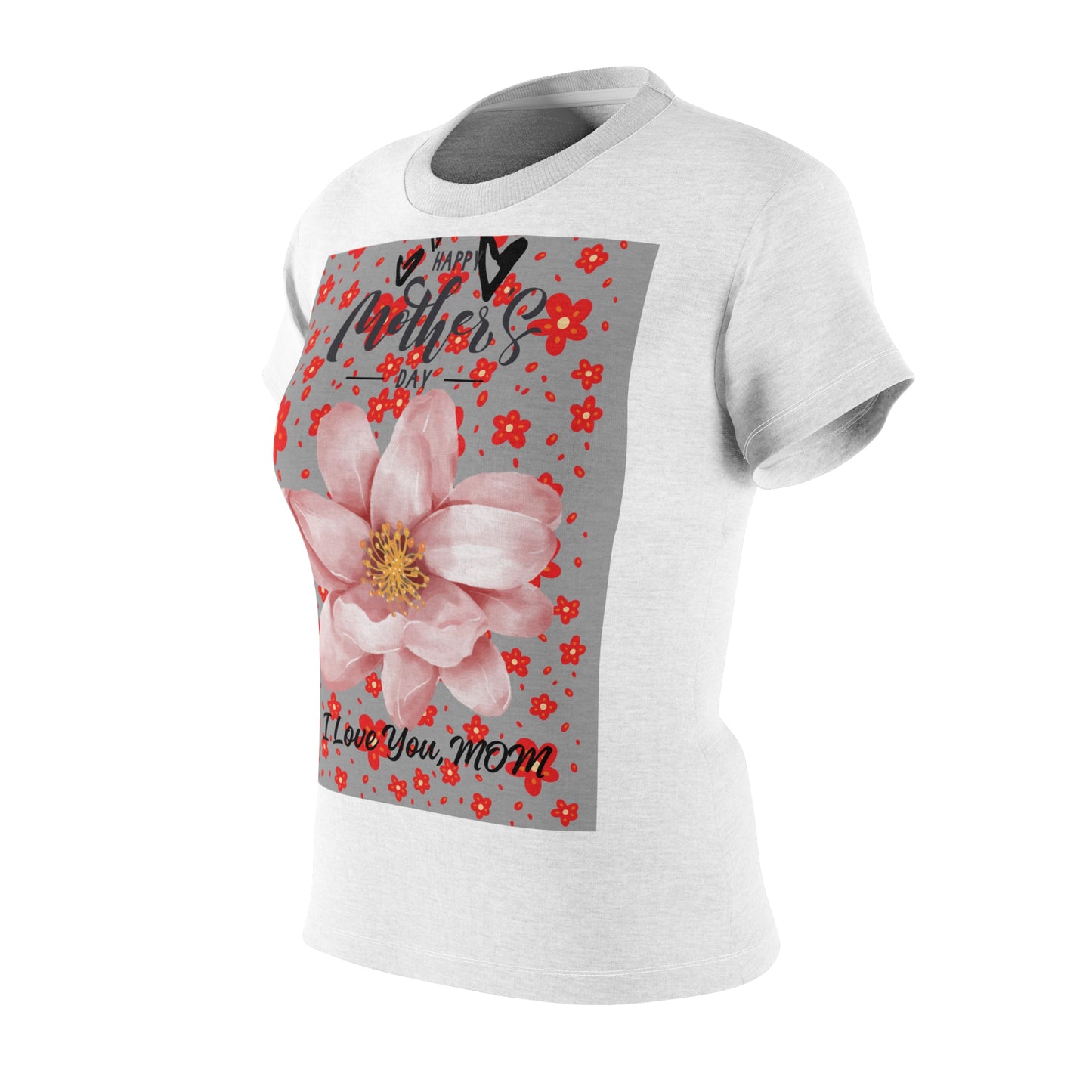 Mother's Day Floral Tee - I Love You Mom