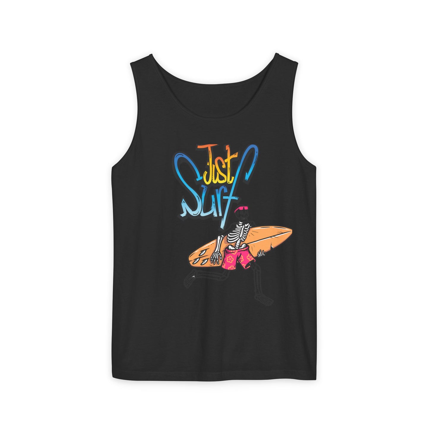 Surf Vibes Unisex Tank Top - Casual Beachwear, Summer Essential, Fun Gift for Surf Lovers, Relaxed Fit, Summer Vacation