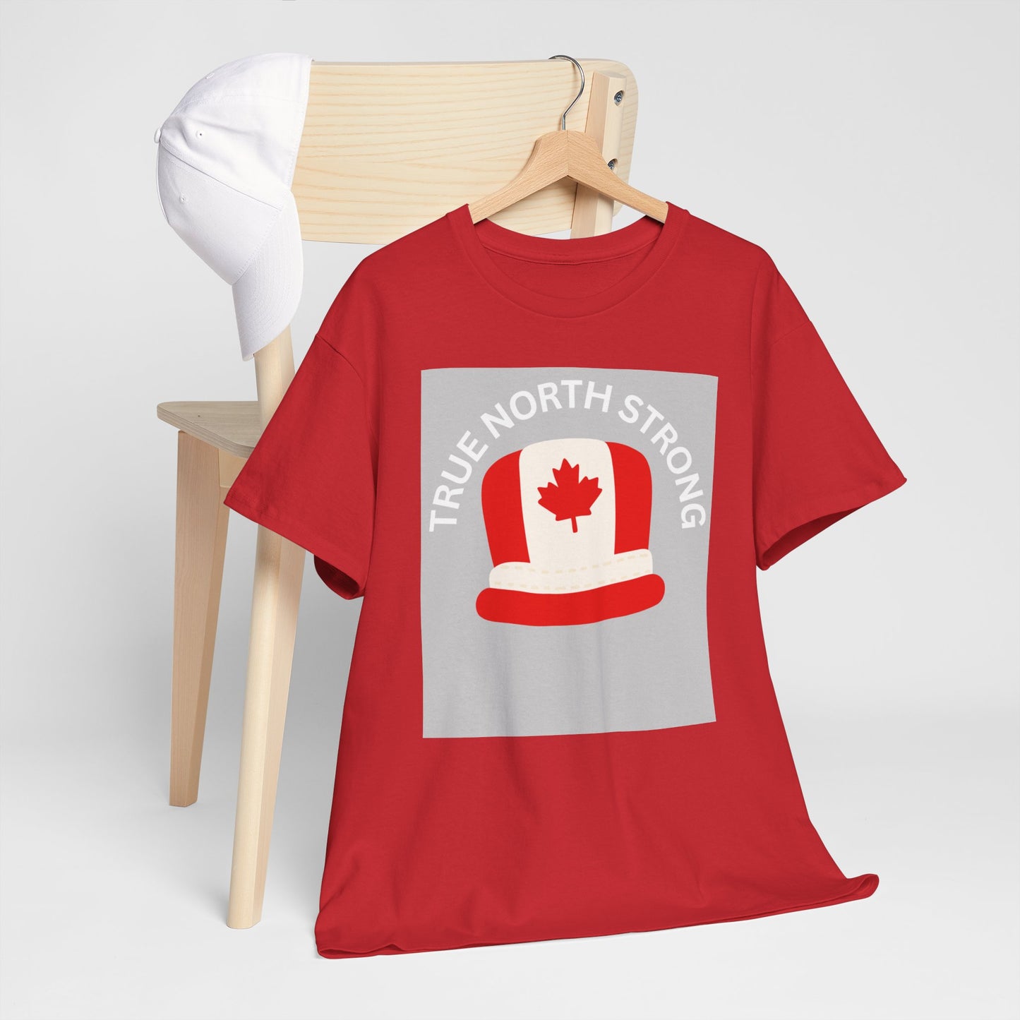 True North Strong Unisex Heavy Cotton Tee - Canada Pride Shirt