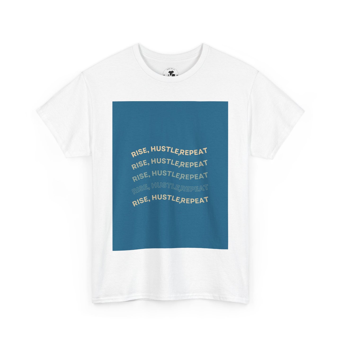 Rise,Hustle, Repeat’ Unisex Heavy Cotton Tee