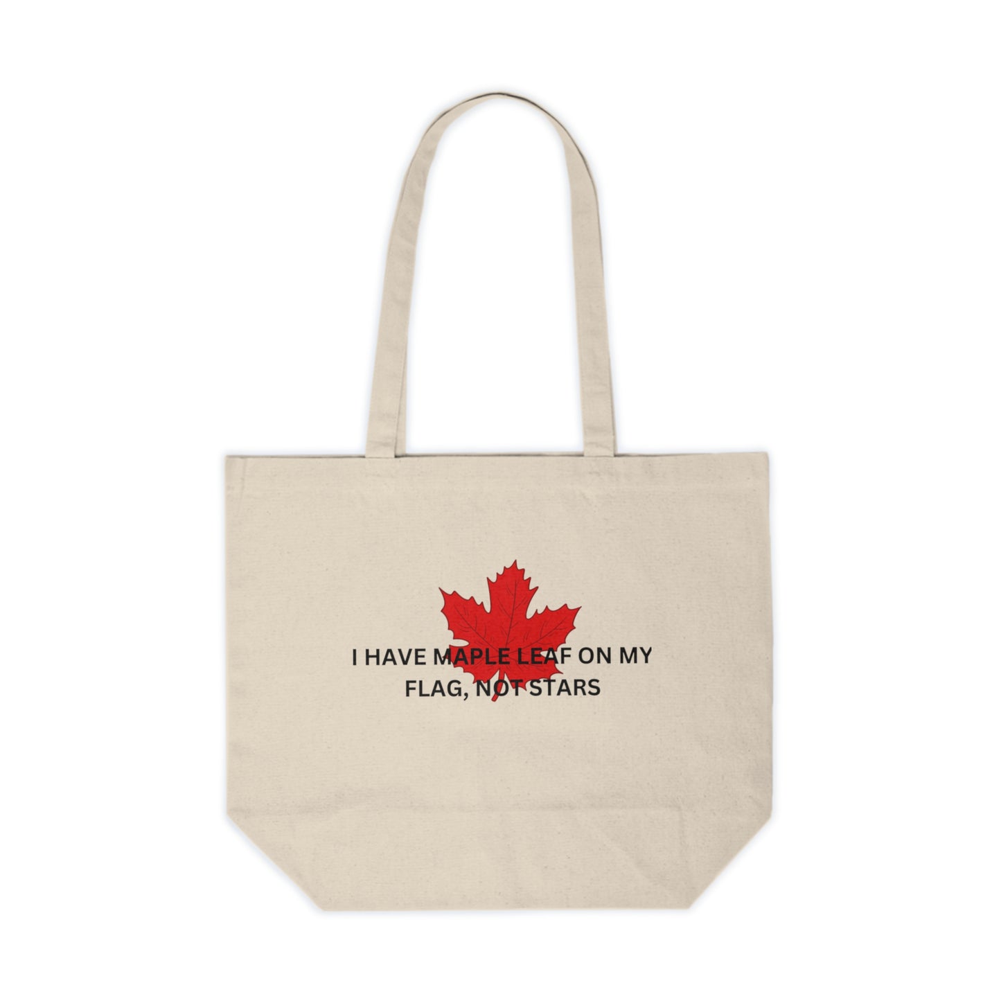 I Have Maple Leaf On My Flag Canvas Shopping Tote - Eco-Friendly Bag for Canadians