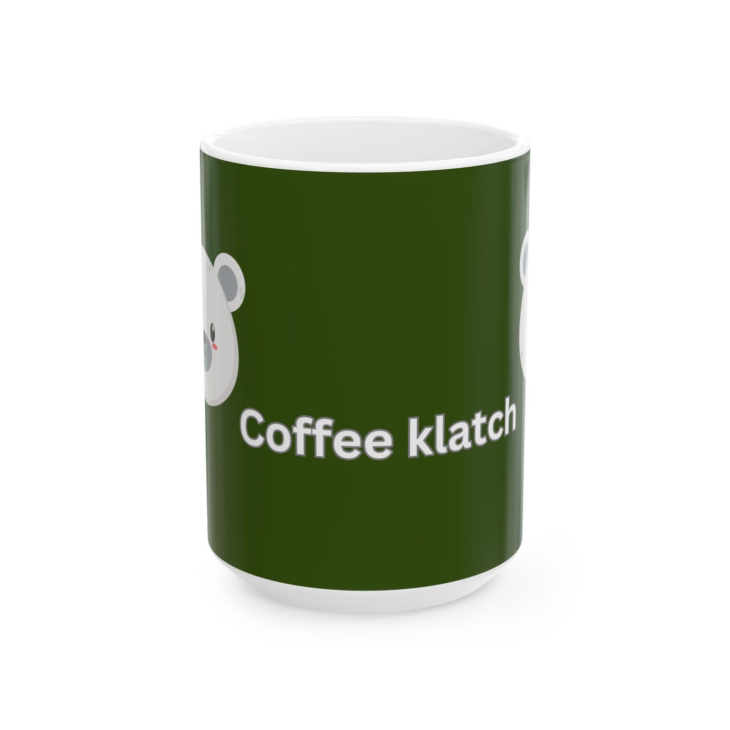 ‘Coffee Klatch’ Ceramic Mug, (11oz, 15oz)