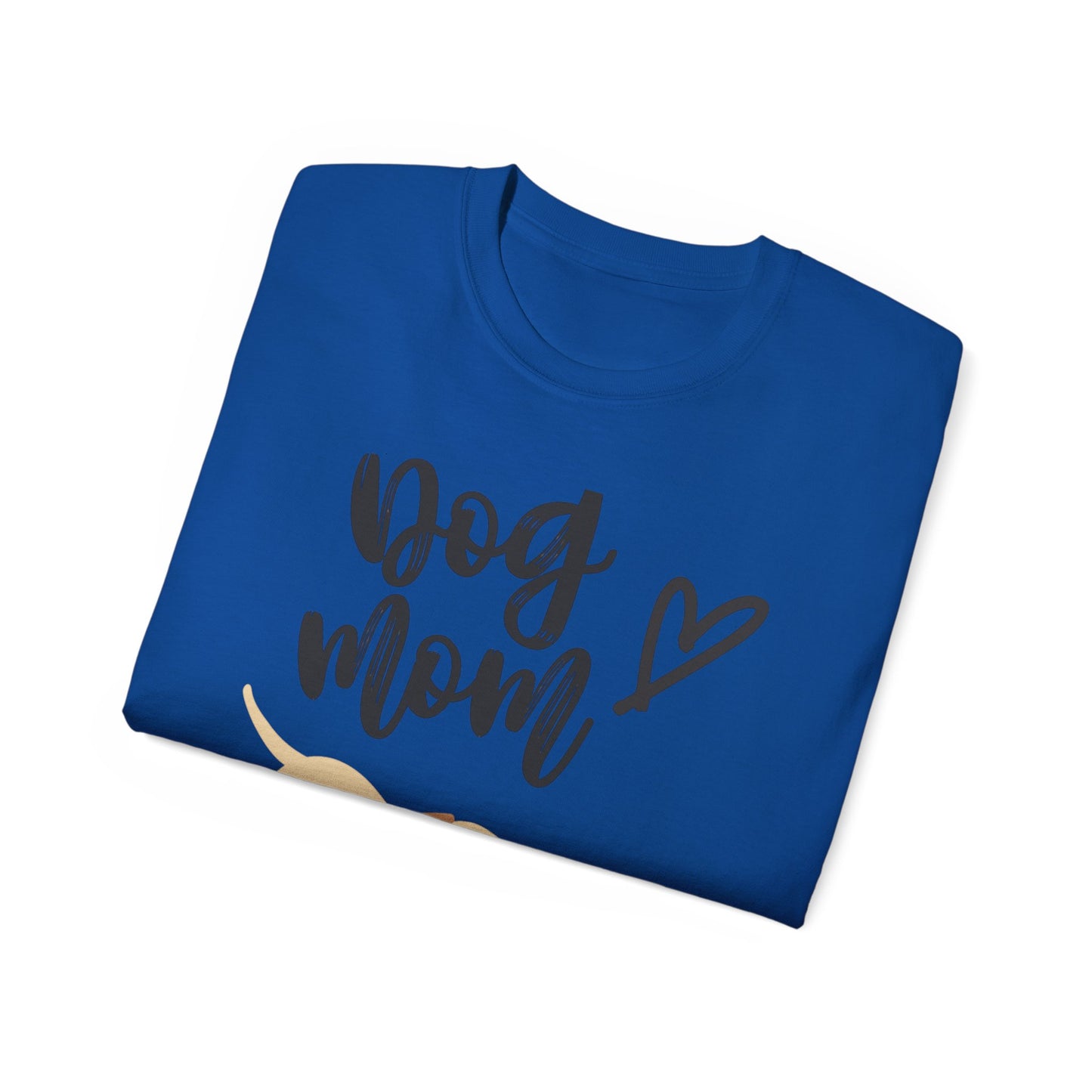 Dog Mom Unisex Ultra Cotton Tee, Pet Lover Gift, Dog Lover Shirt, Casual Summer Top, Cute Animal Tee, Birthday Gift