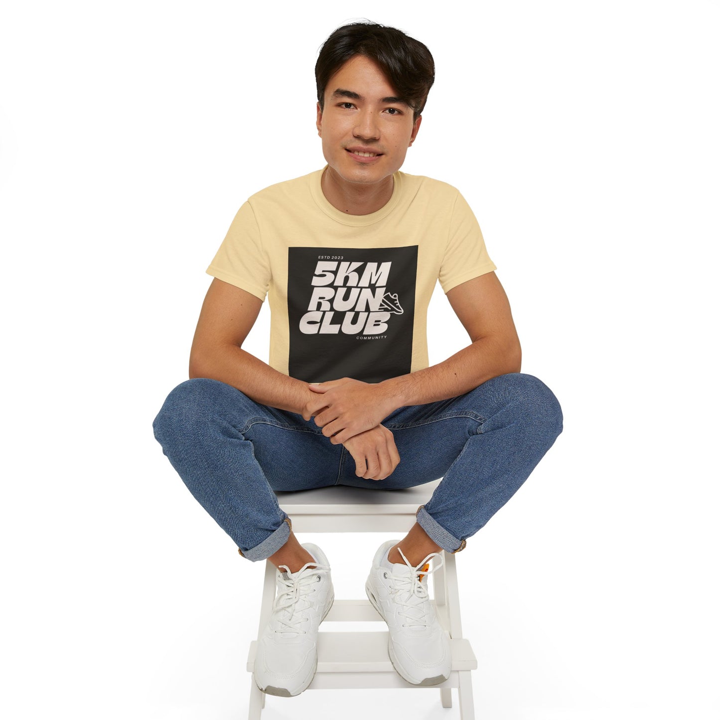 ‘5km Run Club’ Unisex Ultra Cotton Tee