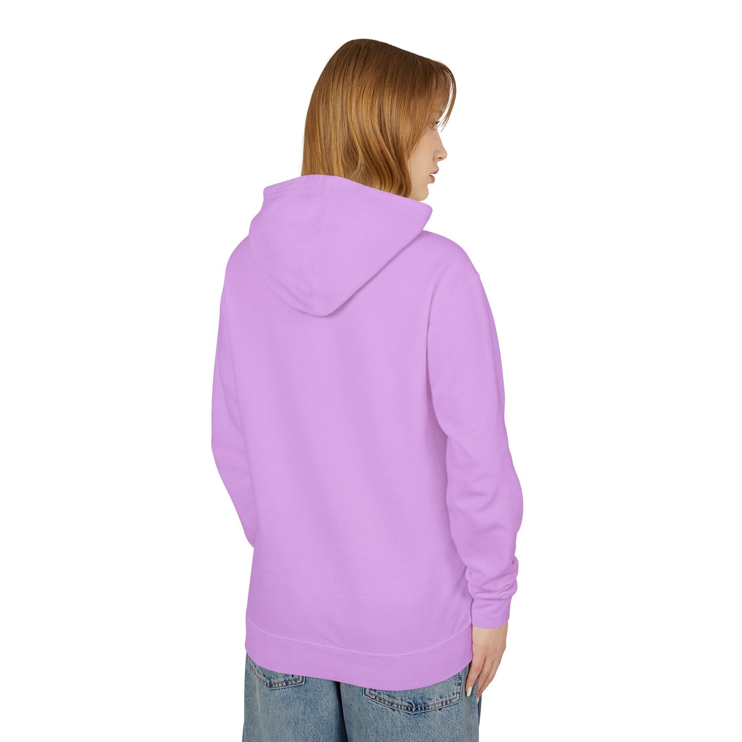 ‘I work hard so my dog can have better life’ Unisex Lightweight Hooded Sweatshirt