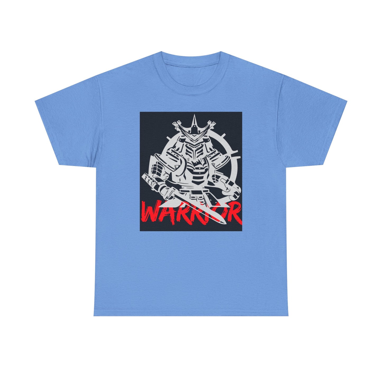 Warrior Graphic Unisex Heavy Cotton Tee - Bold Style for Strength and Resilience