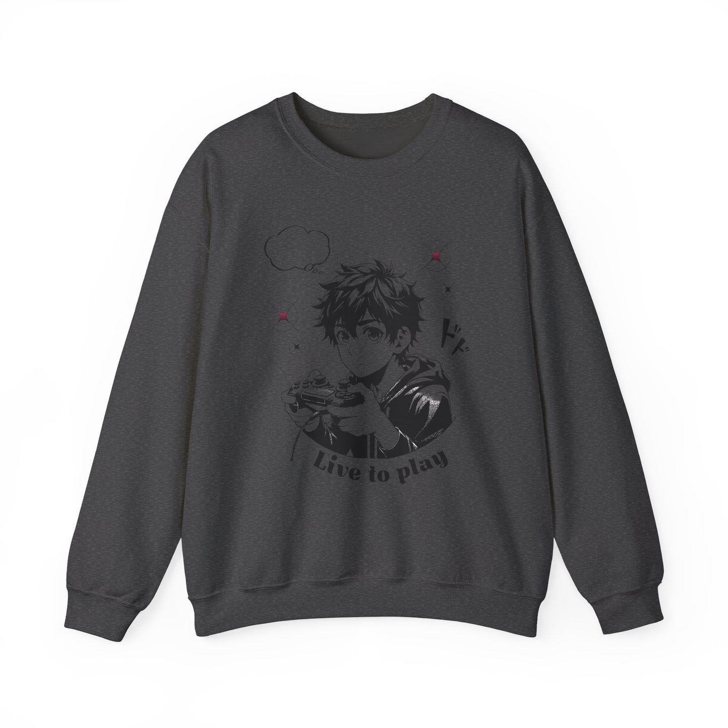 Live to Play Unisex Crewneck Sweatshirt - Cozy Gamer Apparel