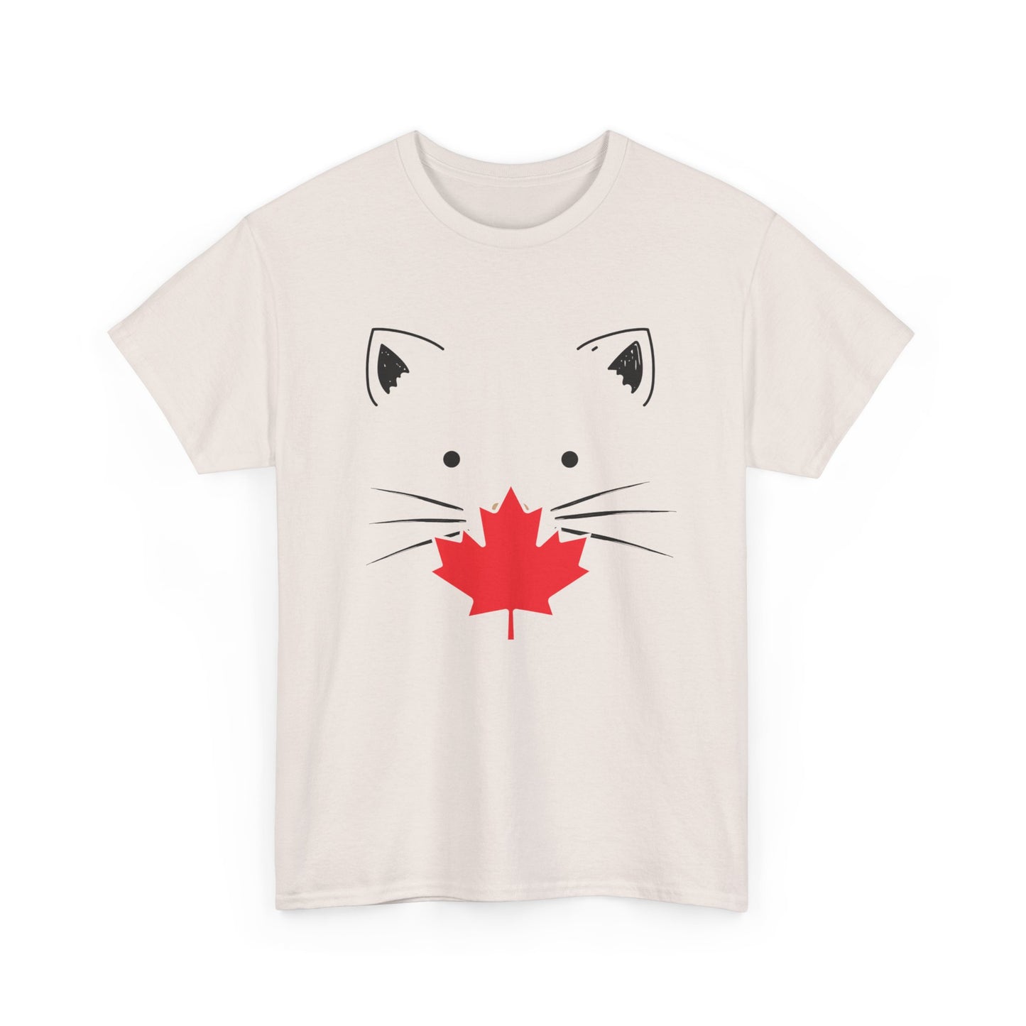 Cute Canadian Cat Unisex Heavy Cotton Tee
