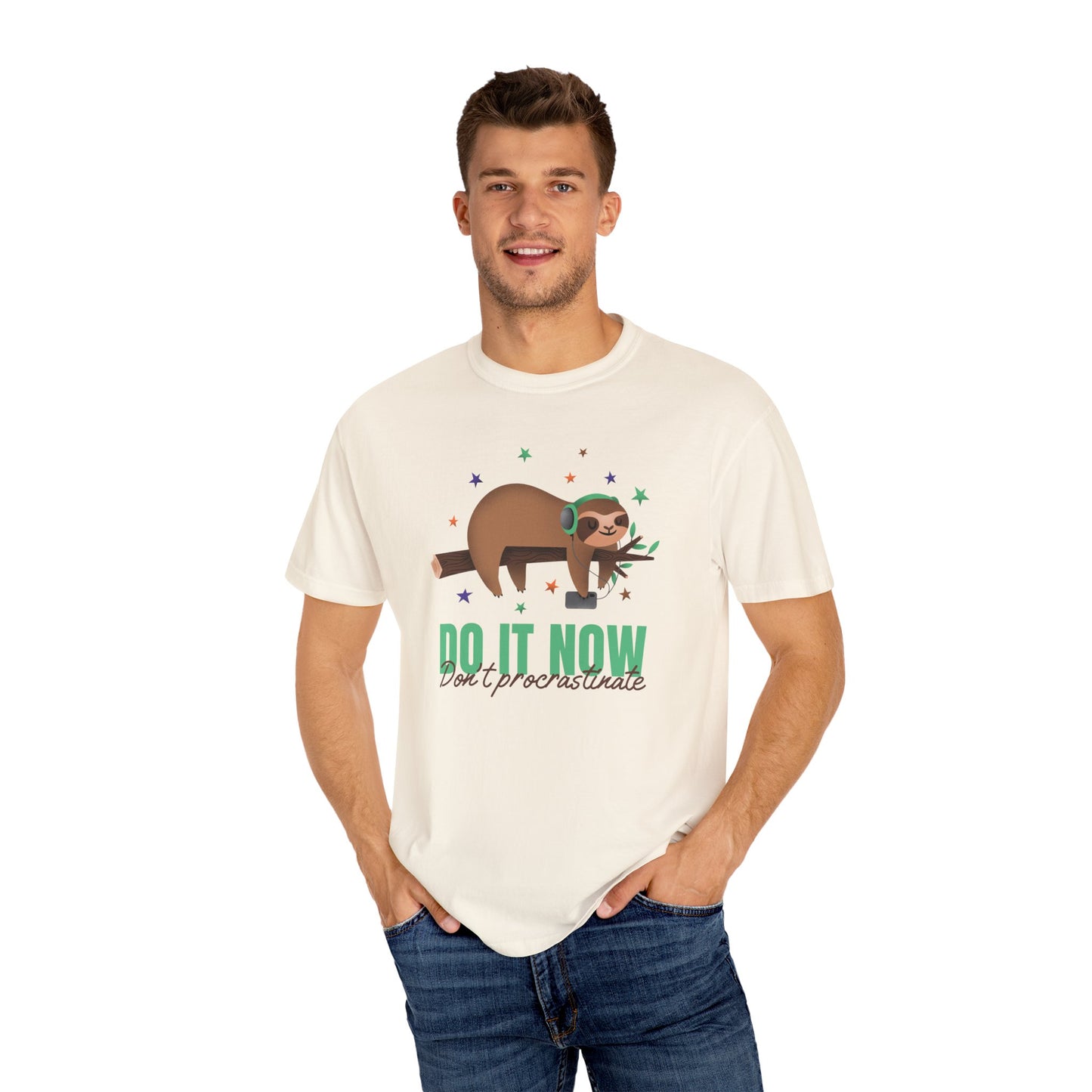 ‘Do it Now’ Unisex Garment-Dyed T-shirt