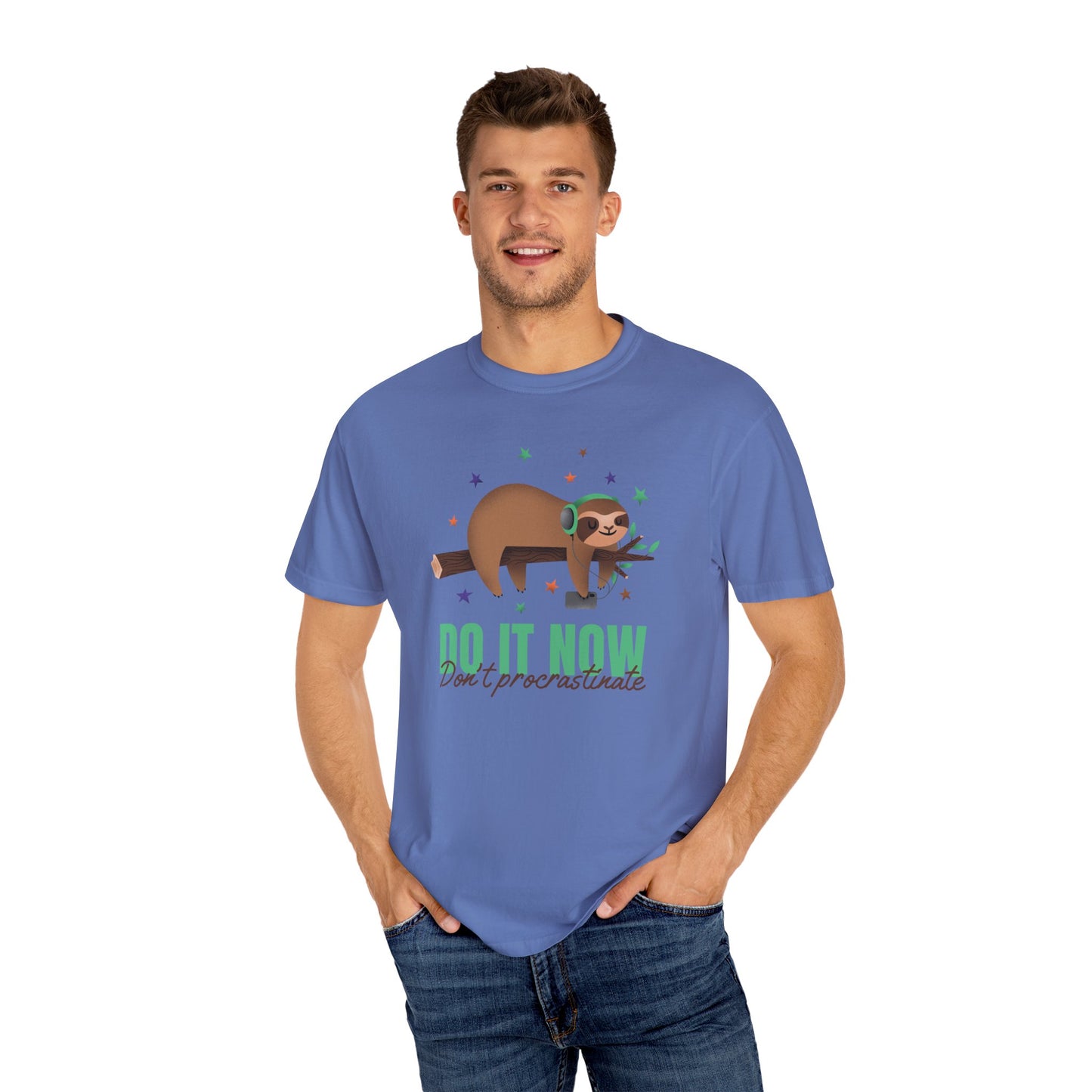 ‘Do it Now’ Unisex Garment-Dyed T-shirt