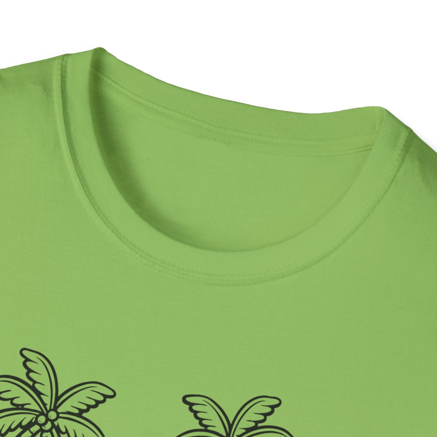 Relaxing Paradise T-Shirt with Hand-Drawn Design, Beach Vibes Tee, Summer Apparel, Eco-Friendly Gift, Vacation Essential