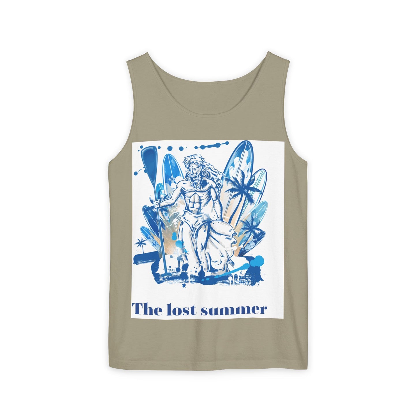 Lost Summer Unisex Tank Top, Beach Wear, Summer Vibes, Casual Top, Vacation Apparel, Gift for Friends