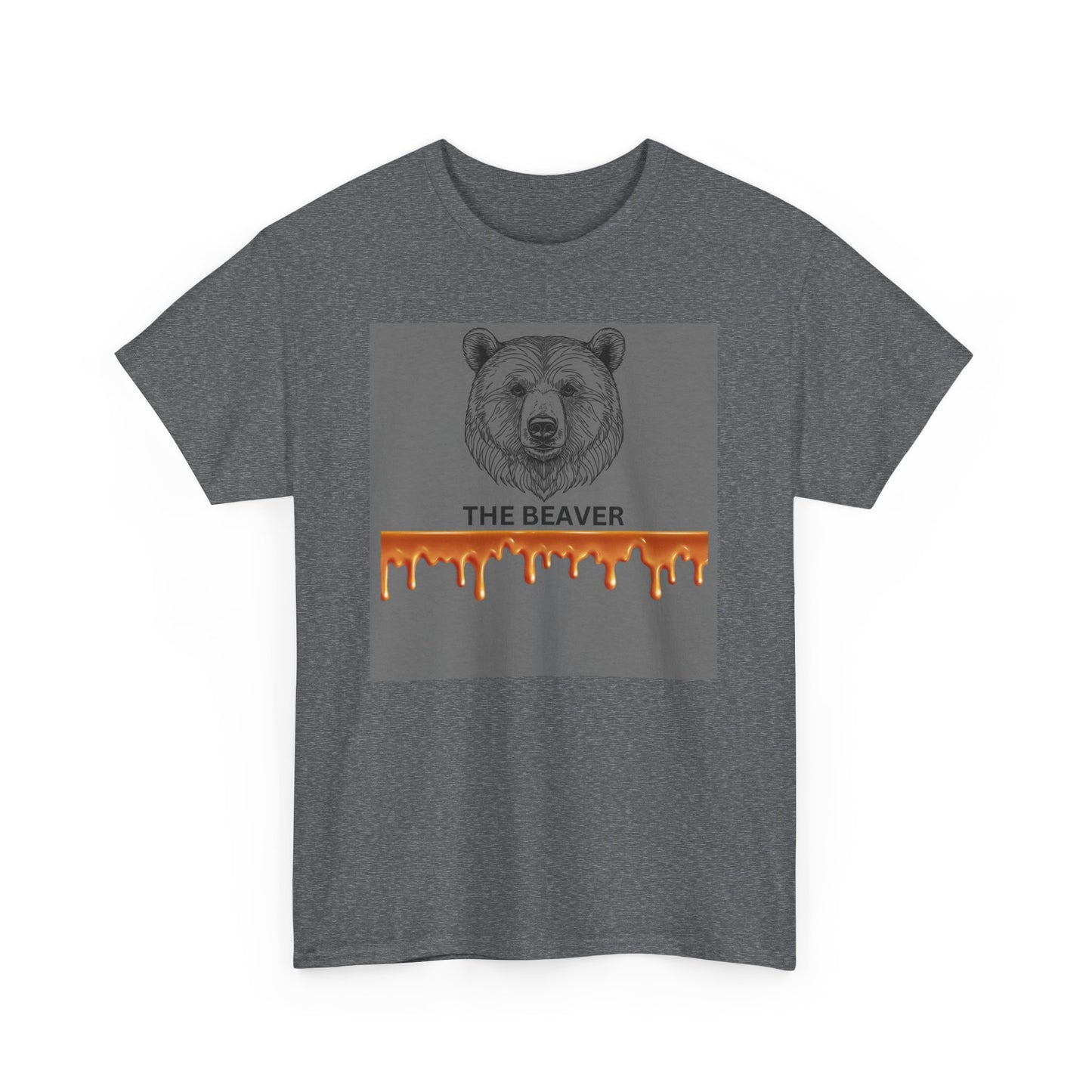 The Beaver Heavy Cotton Tee - Nature-Inspired Graphic T-Shirt