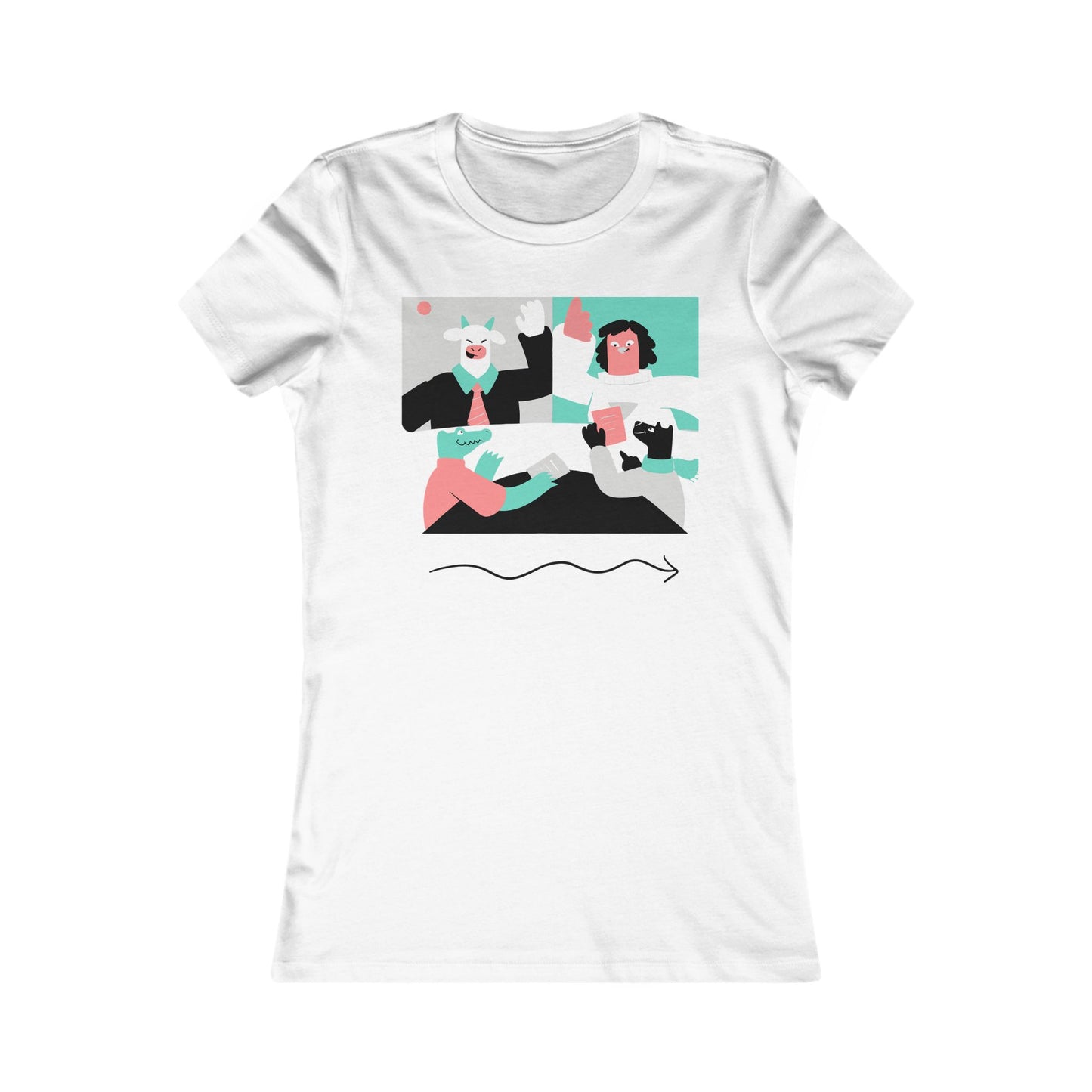 Women’s Favorite Tee - Fun & Playful Graphic Tee for Everyday Comfort