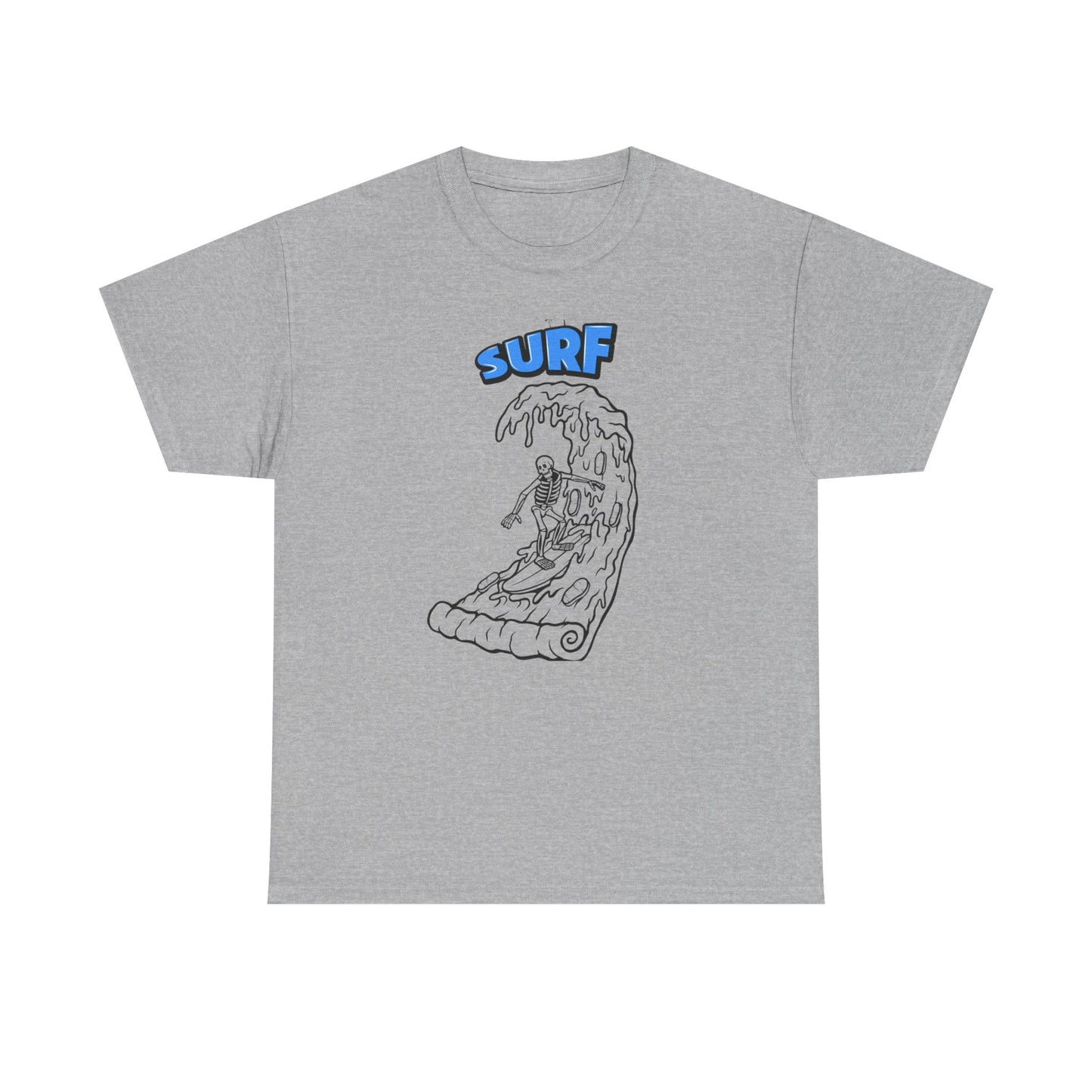 Surf Vibes Unisex Heavy Cotton Tee - Perfect for Beach Lovers, Summer Festivals, Casual Outings, Gift for Surfers, Fun and Relaxed Lifestyle