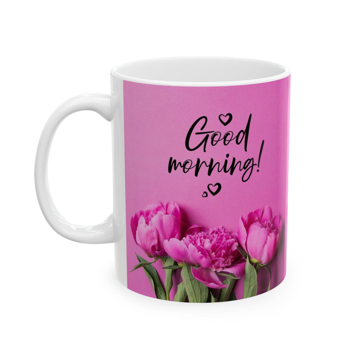 ‘Good Morning’ Ceramic Mug, (11oz, 15oz)