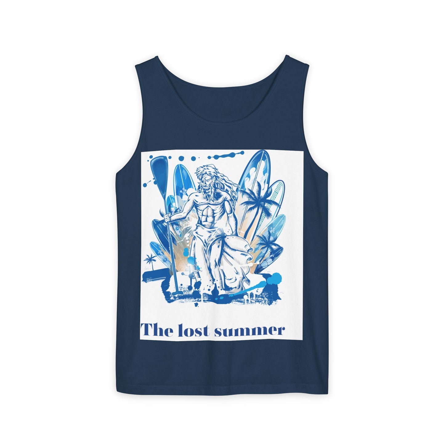 Lost Summer Unisex Tank Top, Beach Wear, Summer Vibes, Casual Top, Vacation Apparel, Gift for Friends
