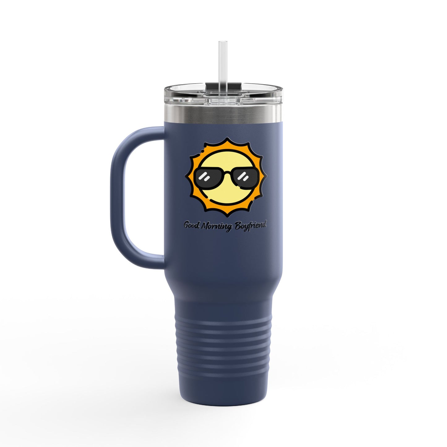 ‘Good Morning Boyfriend’ Insulated Travel Mug, 40oz