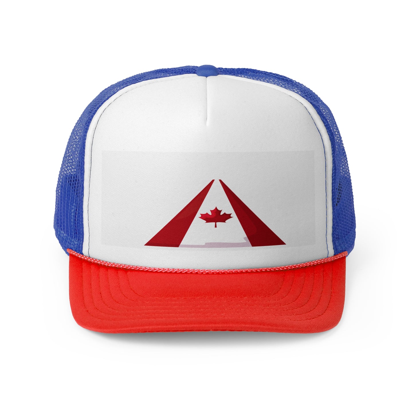 Canada Trucker Cap - Red Maple Leaf Design for Outdoors and Celebrations
