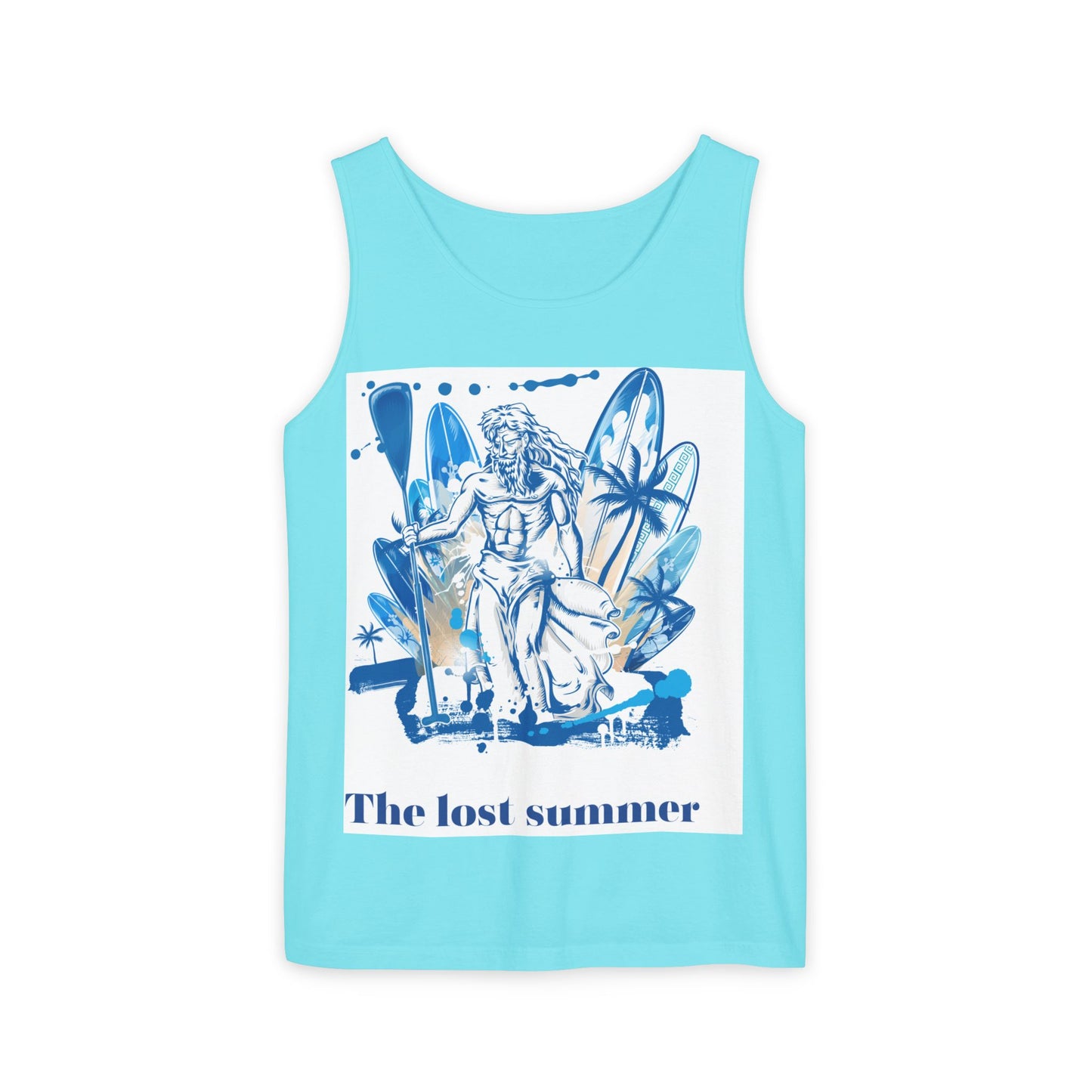 Lost Summer Unisex Tank Top, Beach Wear, Summer Vibes, Casual Top, Vacation Apparel, Gift for Friends