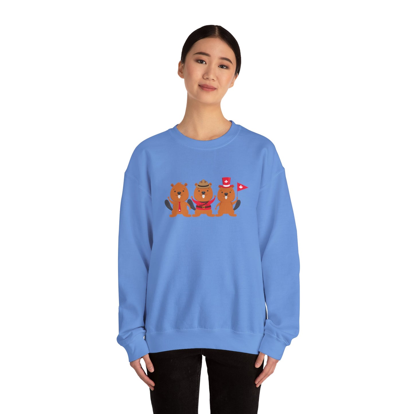Cute Bear Crewneck Sweatshirt | Unisex Heavy Blend | Perfect for Casual Outings and Gifts