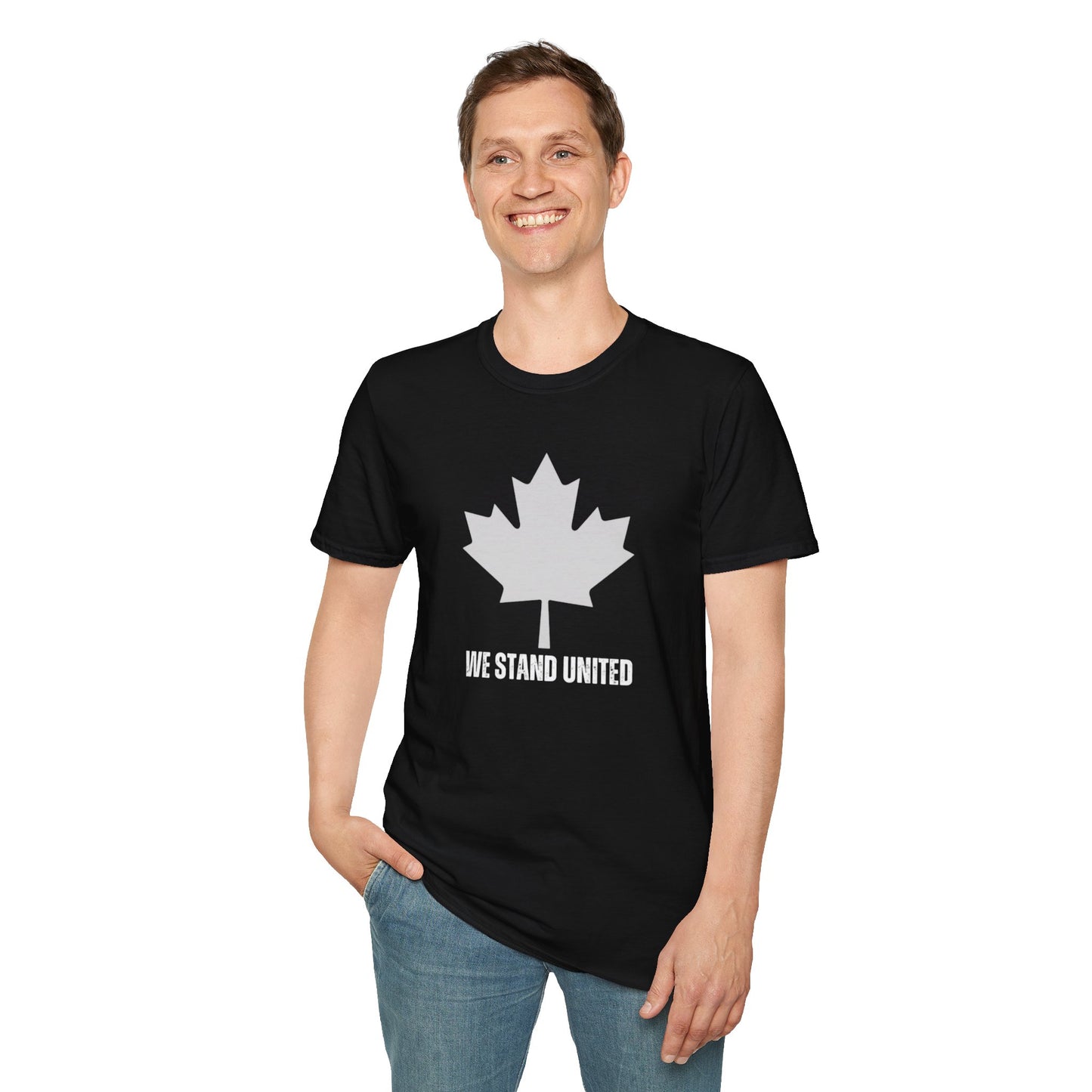 Canada Pride Unisex Softstyle T-Shirt - 'We Stand United'