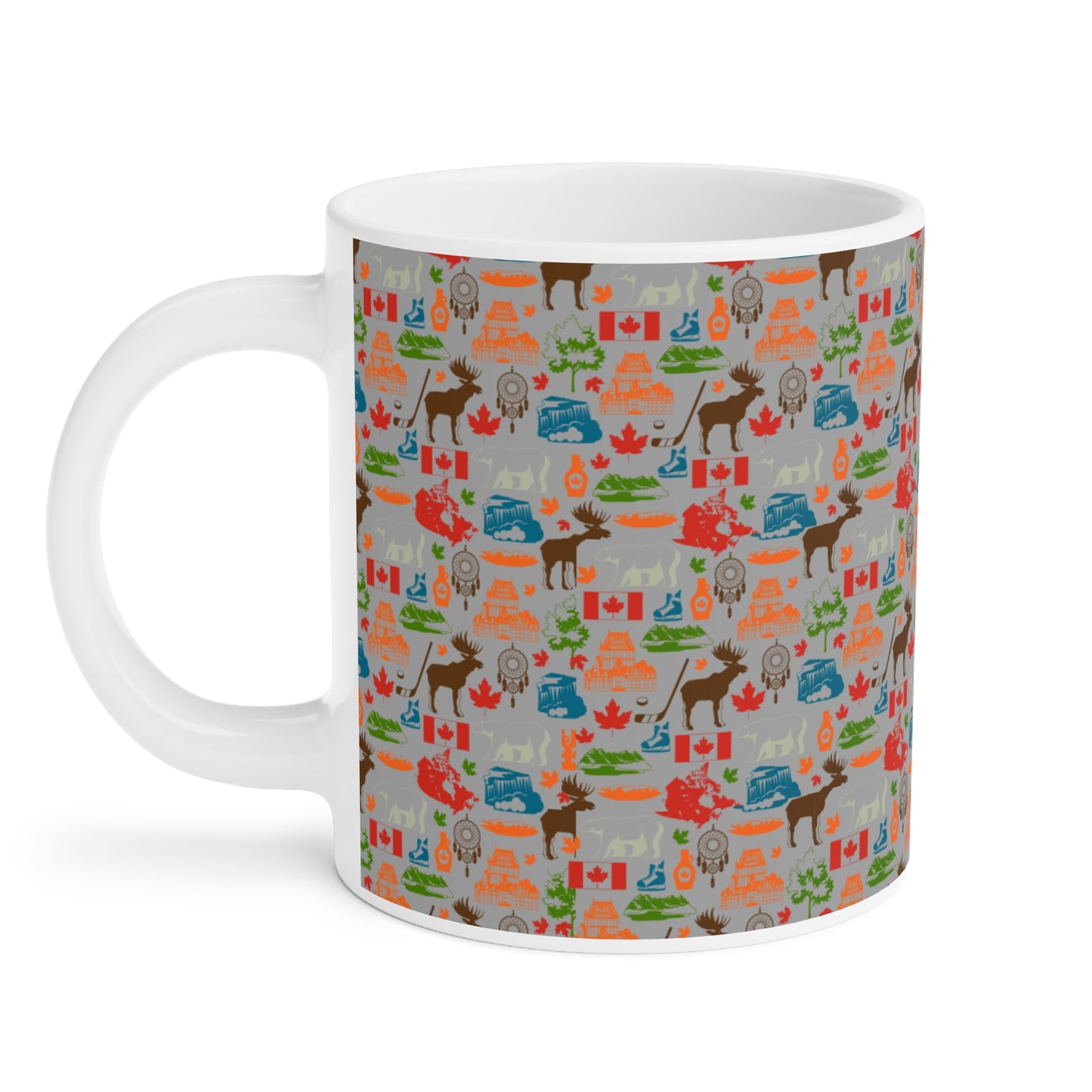 Adventure-Themed Ceramic Mugs - Perfect for Nature Lovers and Campers