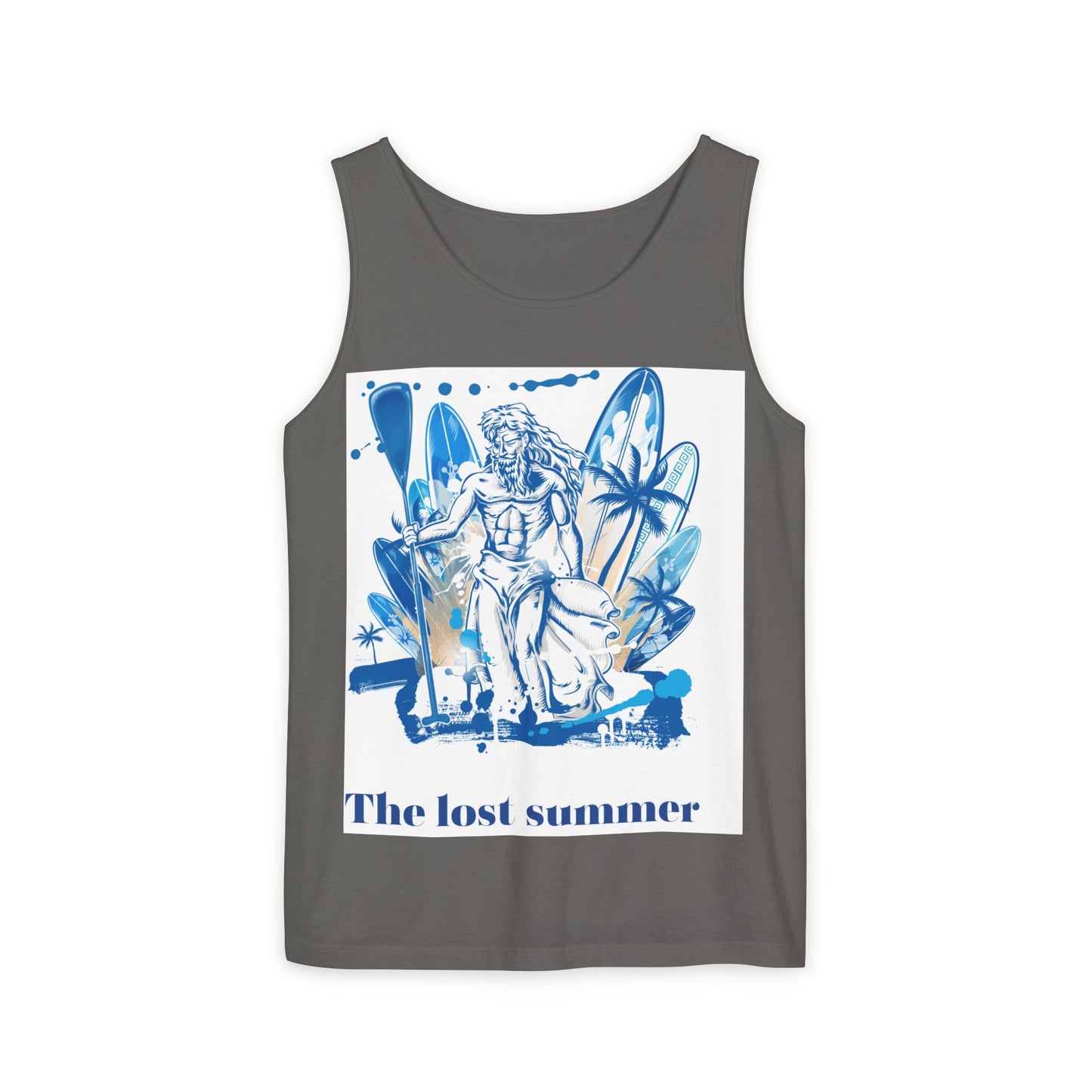Lost Summer Unisex Tank Top, Beach Wear, Summer Vibes, Casual Top, Vacation Apparel, Gift for Friends