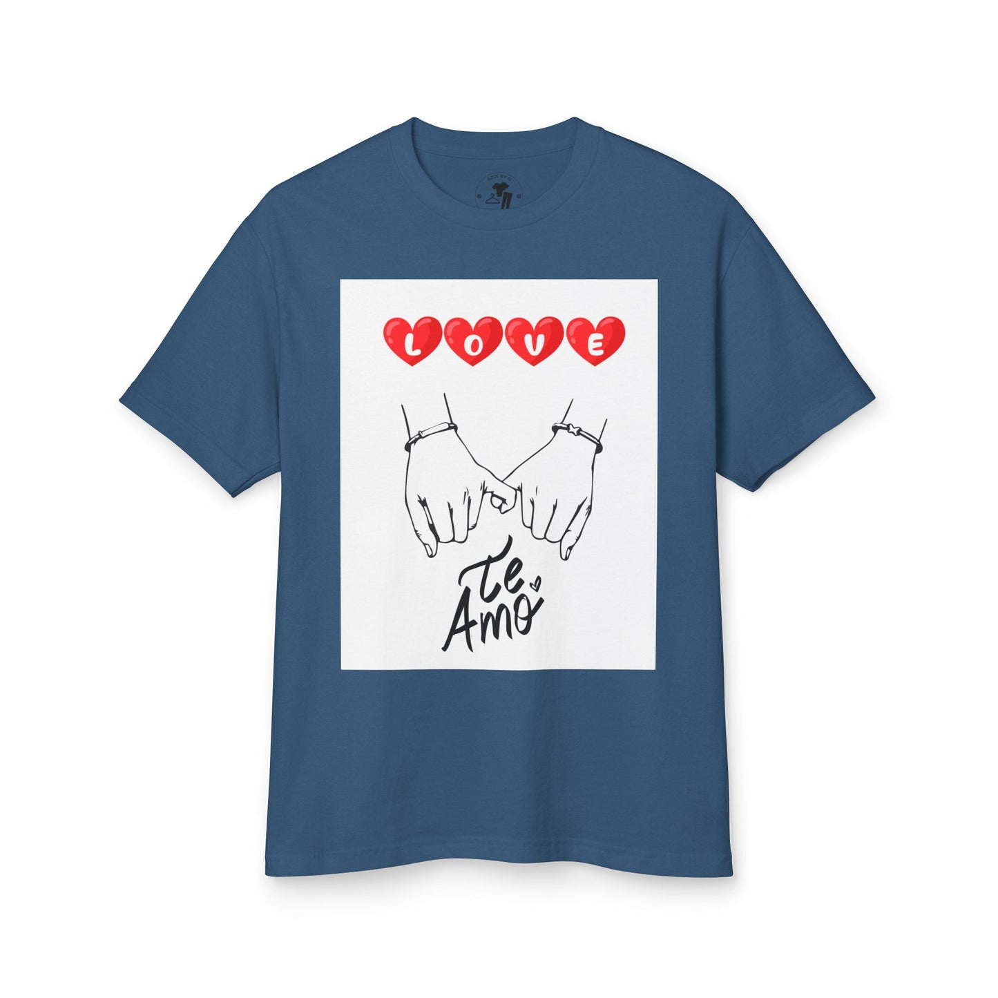 ‘His & Hers Valentines T-shirt’s’ Unisex Garment-Dyed Heavyweight Cotton Tee