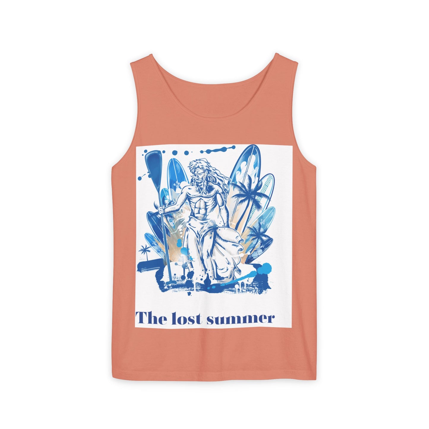 Lost Summer Unisex Tank Top, Beach Wear, Summer Vibes, Casual Top, Vacation Apparel, Gift for Friends
