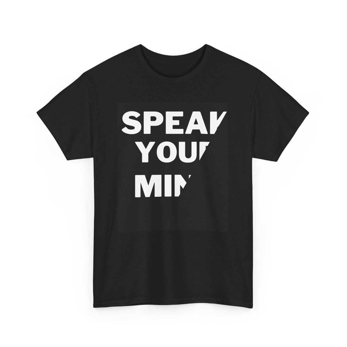 Inspirational Unisex Heavy Cotton Tee - Speak Your Mind