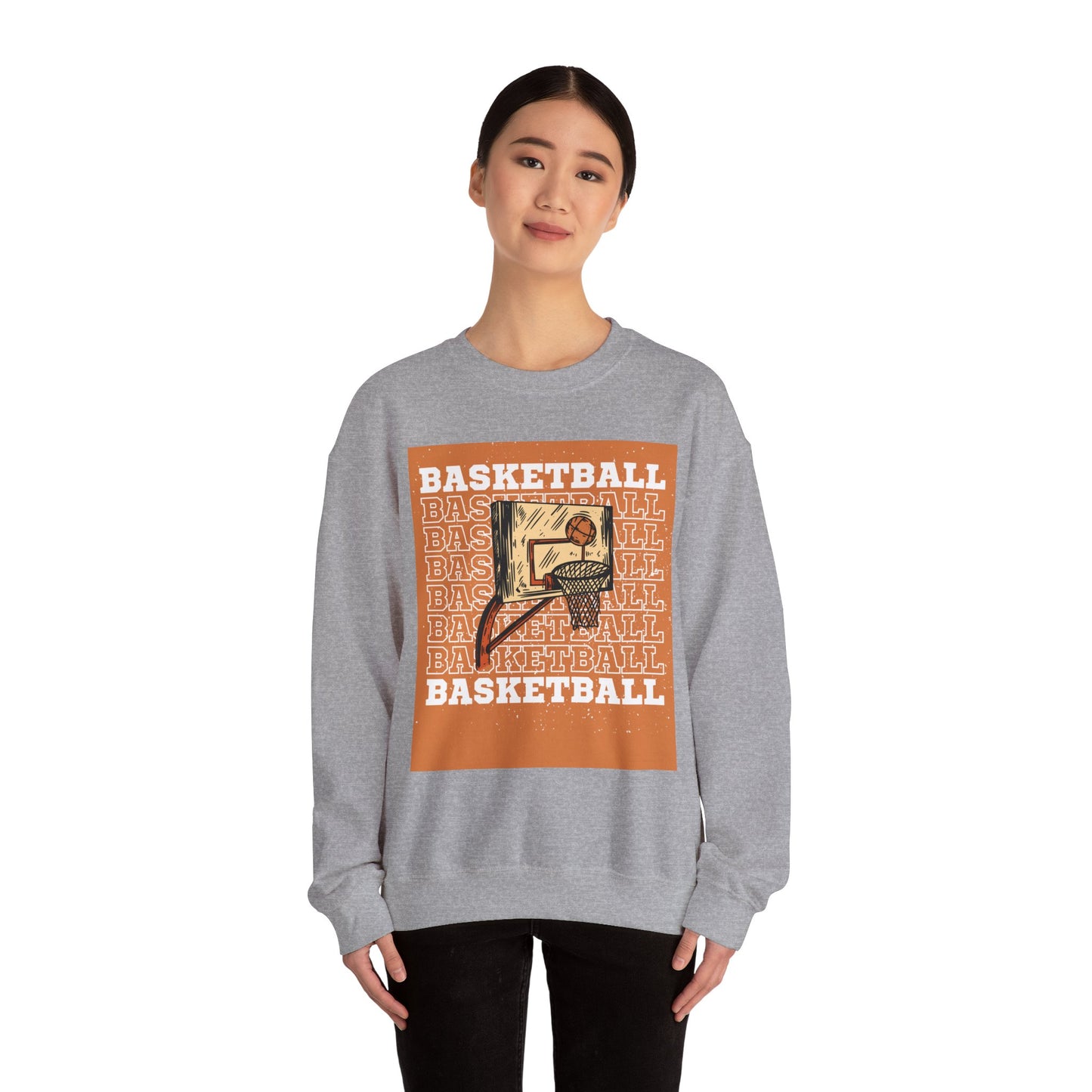 ‘Basketball’ Unisex Heavy Blend™ Crewneck Sweatshirt