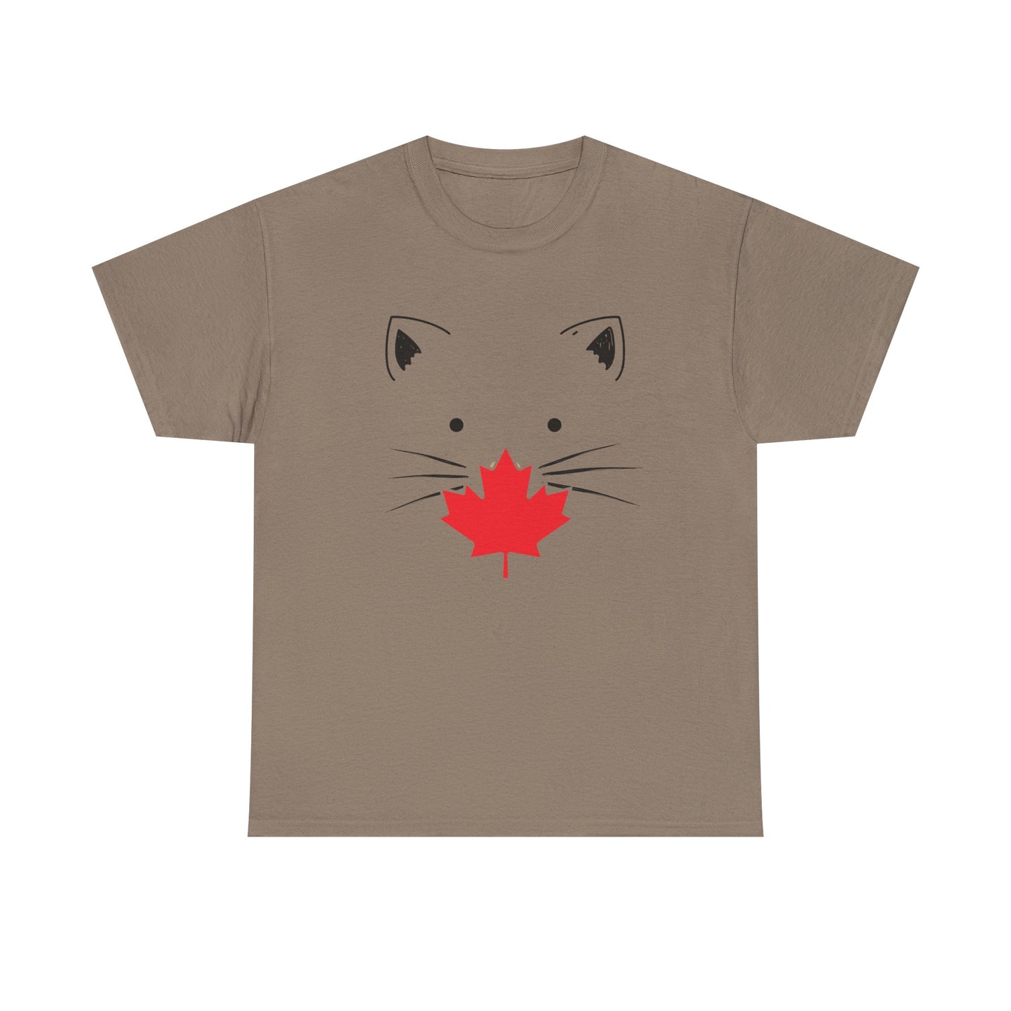 Cute Canadian Cat Unisex Heavy Cotton Tee