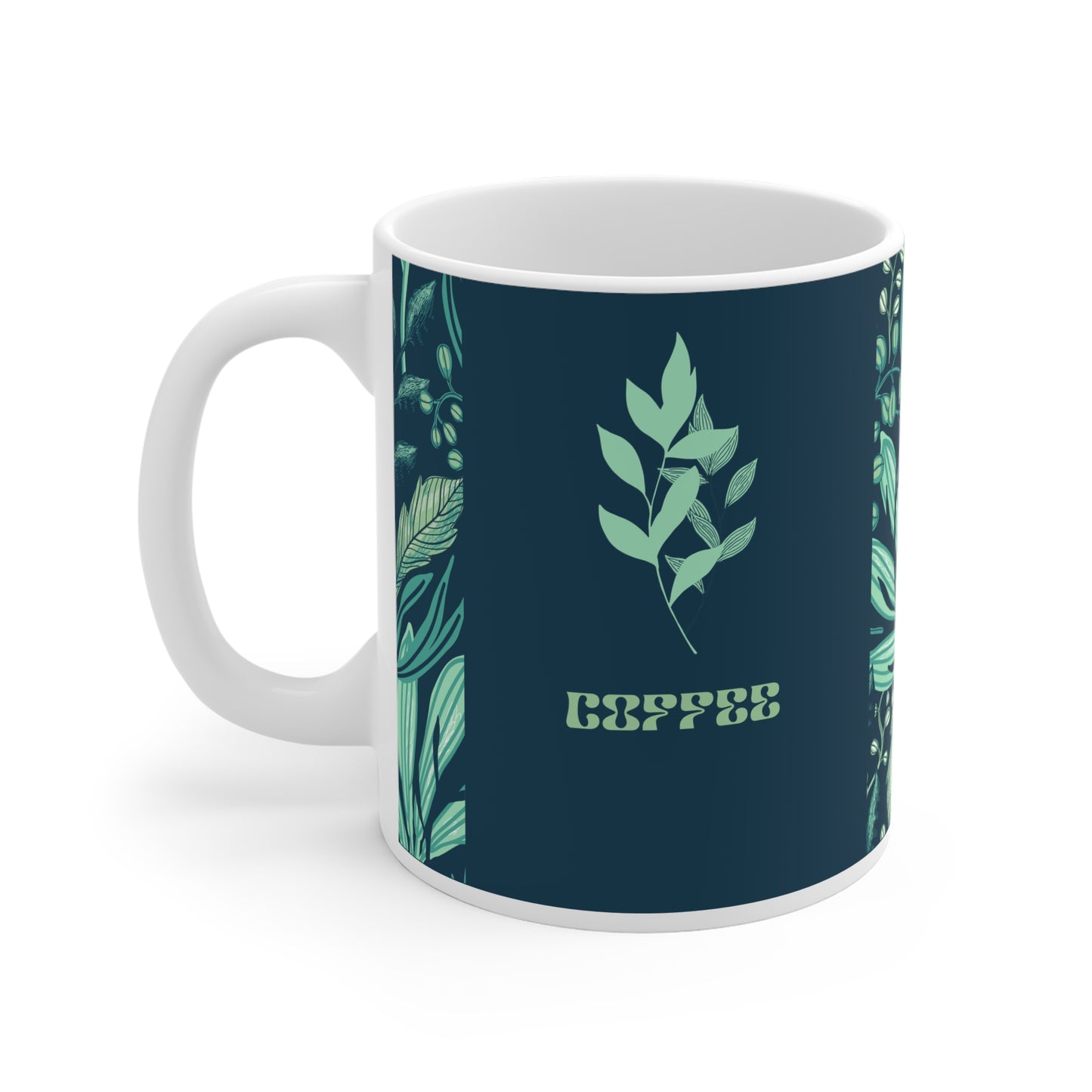 Botanical Ceramic Mug Collection, Eco-Friendly Coffee Cup, Perfect Gift for Plant Lovers, Sip & Savor, Nature-Inspired Drinkware