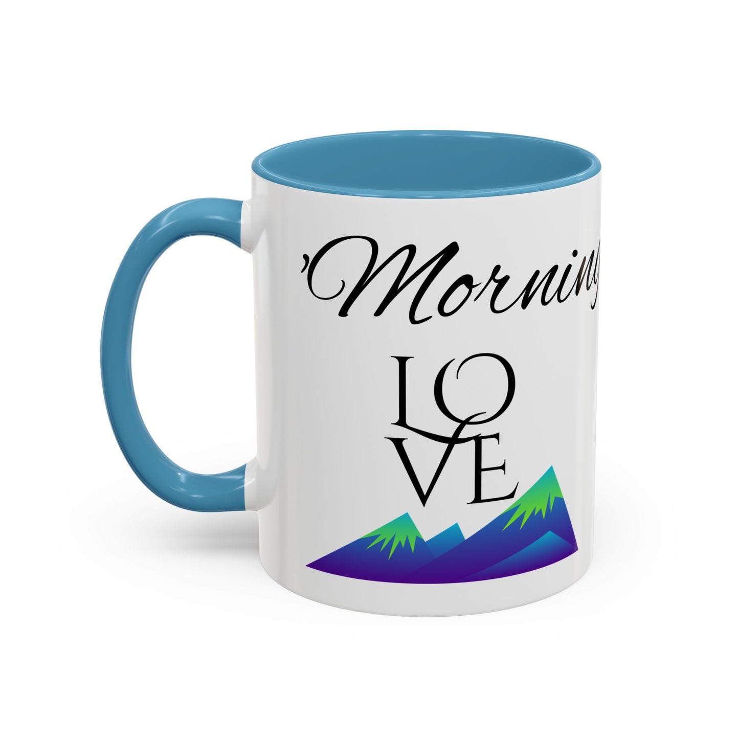‘MORNING LOVE’ Accent Coffee Mug (11, 15oz)