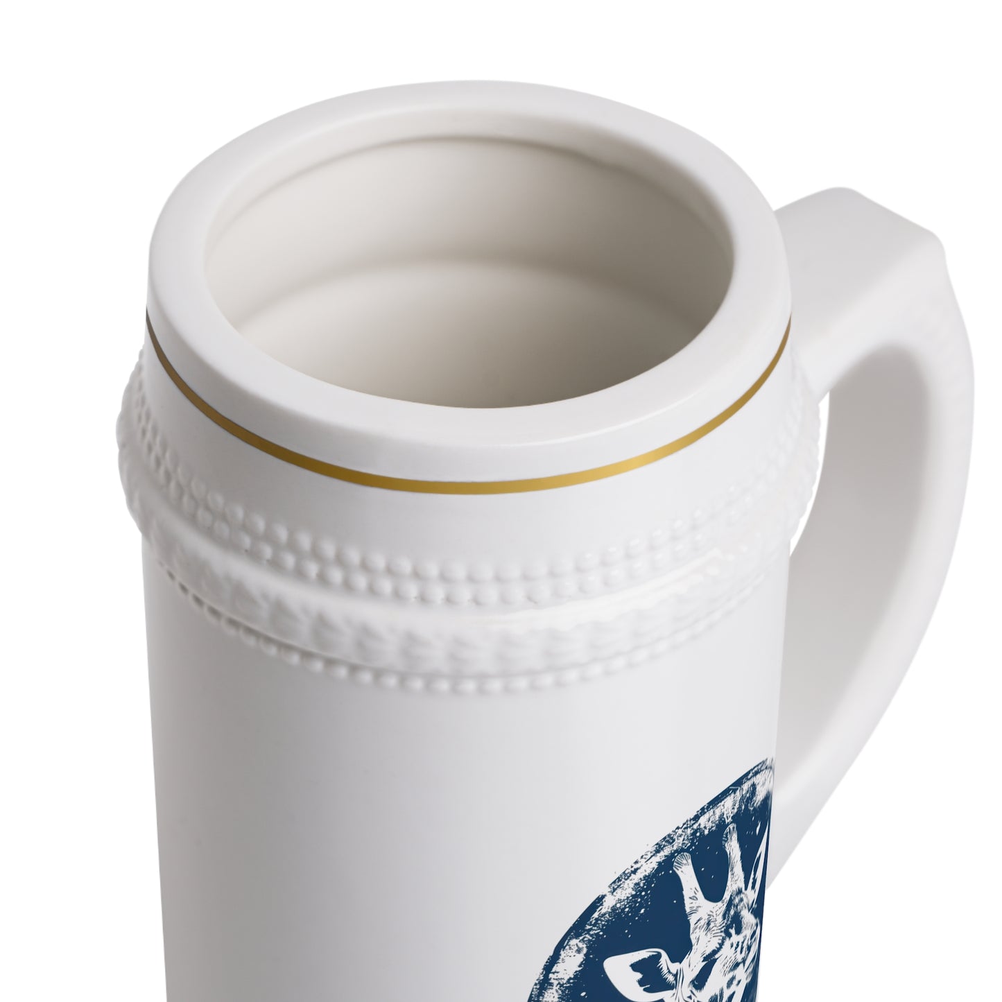 ‘Blue Cow’ Beer Stein Mug