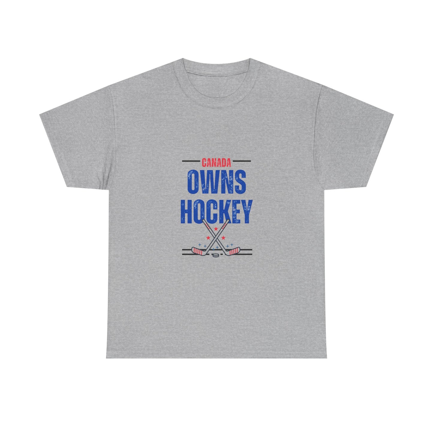 Canada Owns Hockey Unisex Heavy Cotton Tee