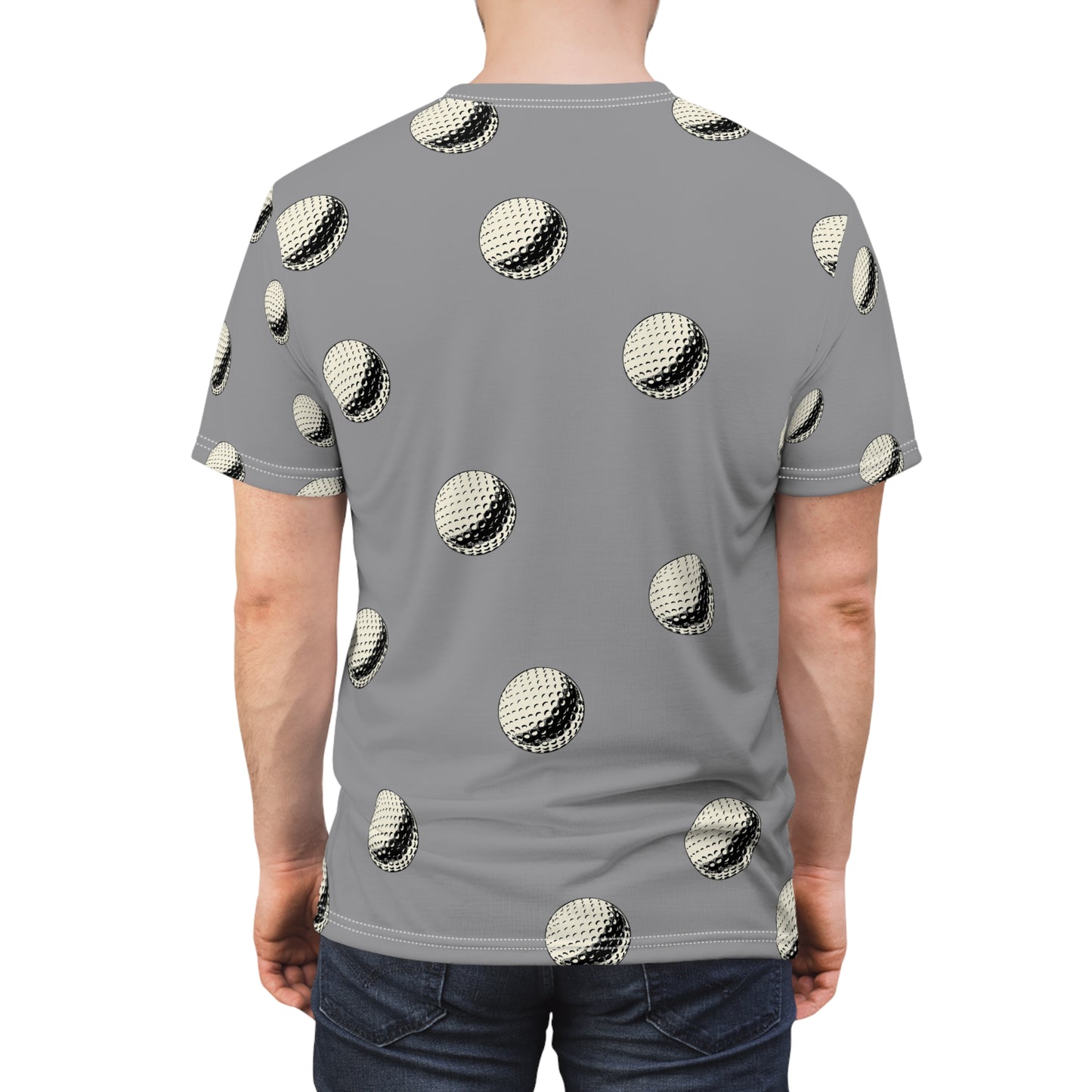 'Golf Balls' Cut & Sew Tee (AOP)