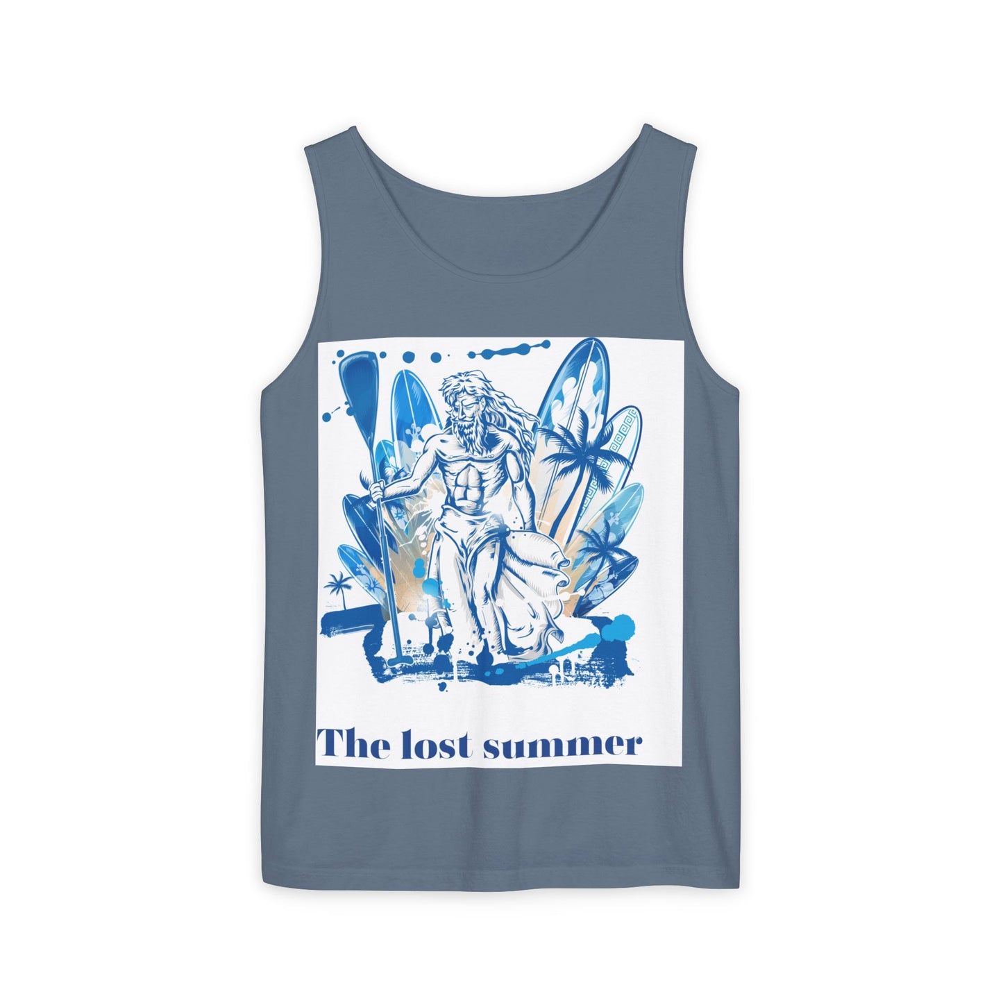 Lost Summer Unisex Tank Top, Beach Wear, Summer Vibes, Casual Top, Vacation Apparel, Gift for Friends