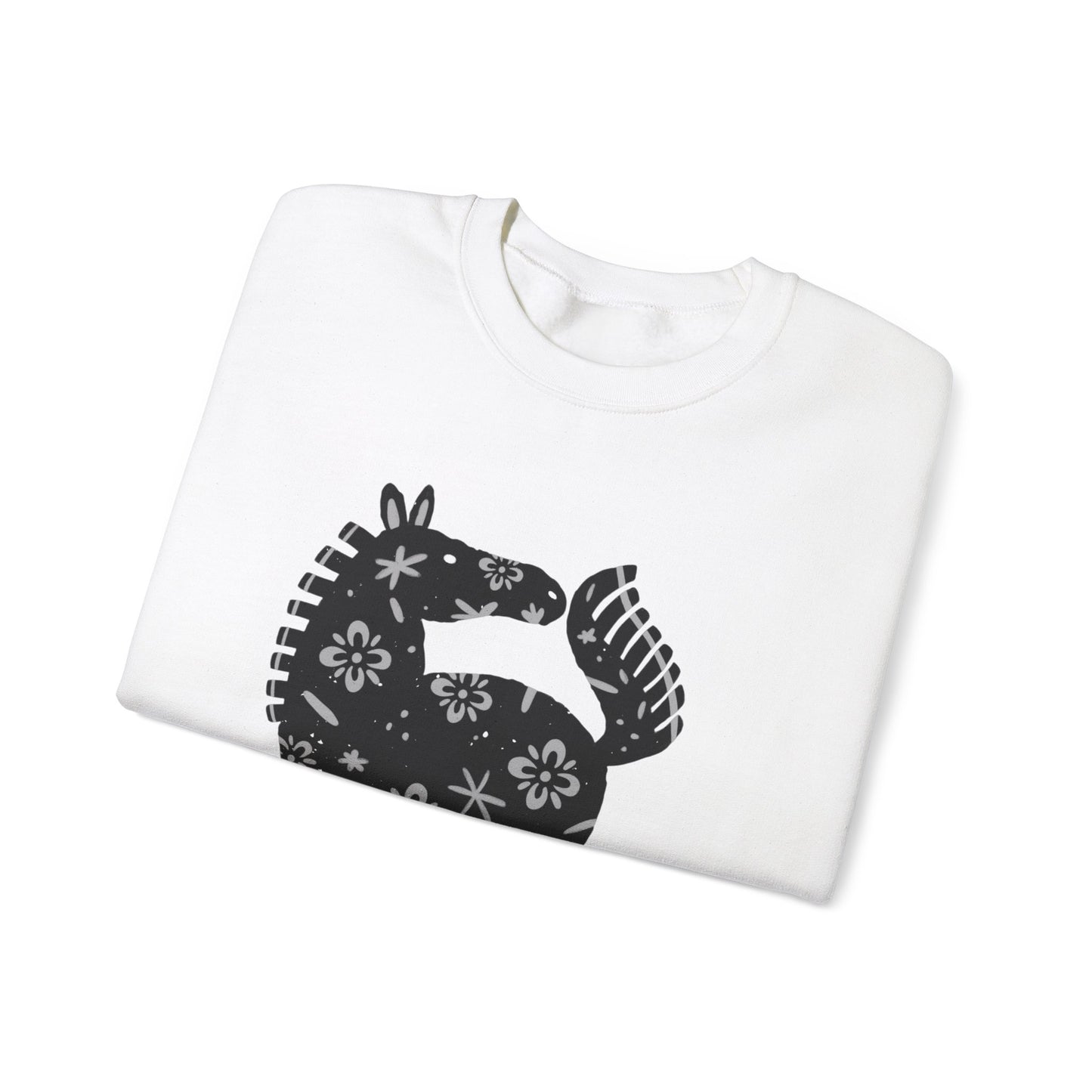 ‘Black Horse’ Unisex Heavy Blend™ Crewneck Sweatshirt