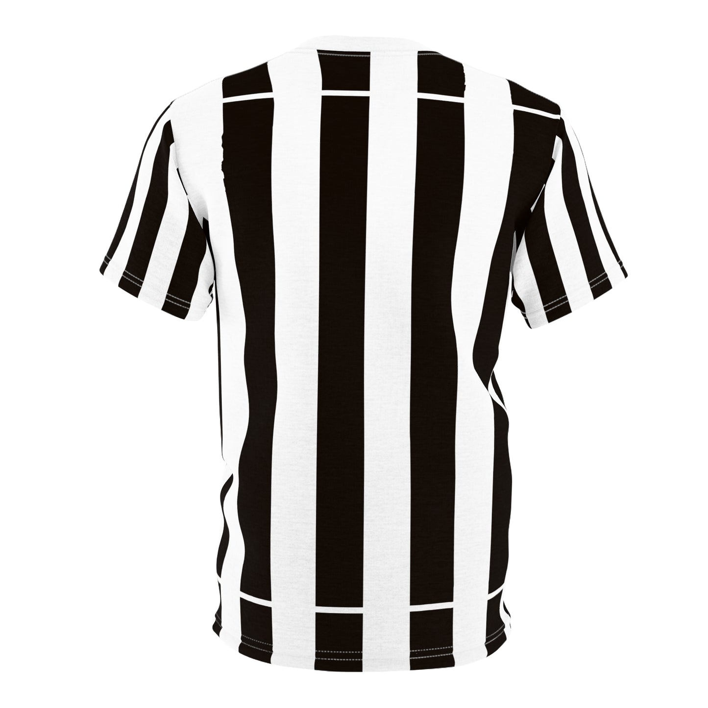 ‘Black & White Stripes’ Unisex Cut & Sew Tee (AOP)