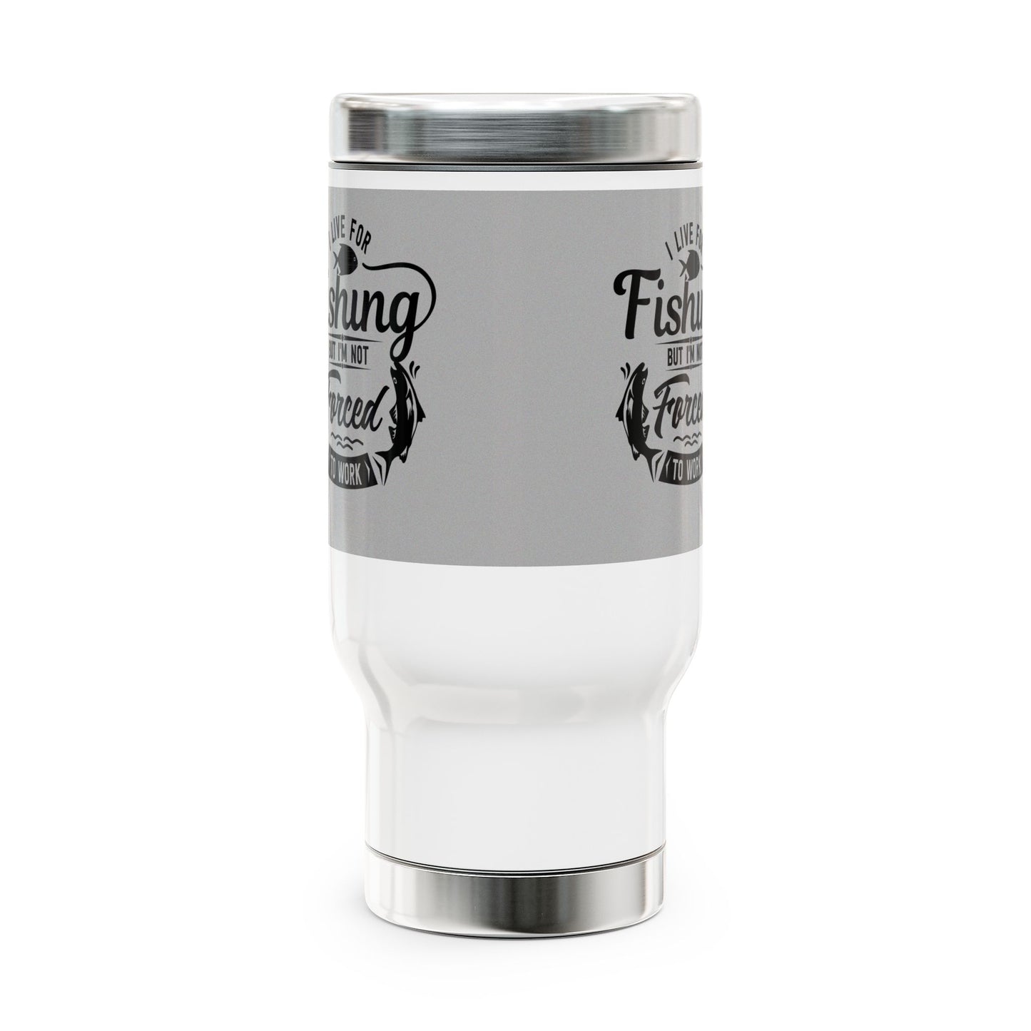 Fishing Enthusiast Travel Mug, Funny Fishing Gift, Stainless Steel Coffee Cup, Outdoor Adventure Mug, Birthday Gift for Him