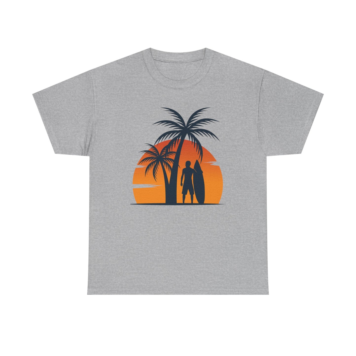 Tropical Sunset Tee, Relaxed Beach Vibes, Perfect for Summer Days, Gift for Beach Lovers, Vacation Essentials, Casual Wear