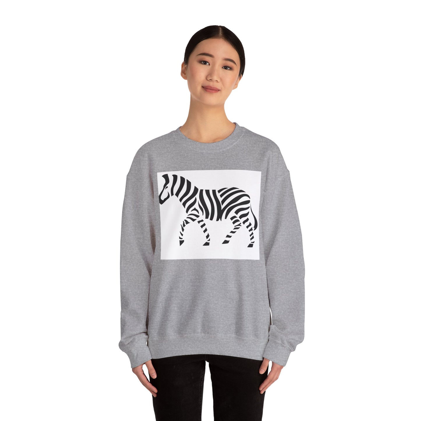 ‘Zebra’ Unisex Heavy Blend™ Crewneck Sweatshirt